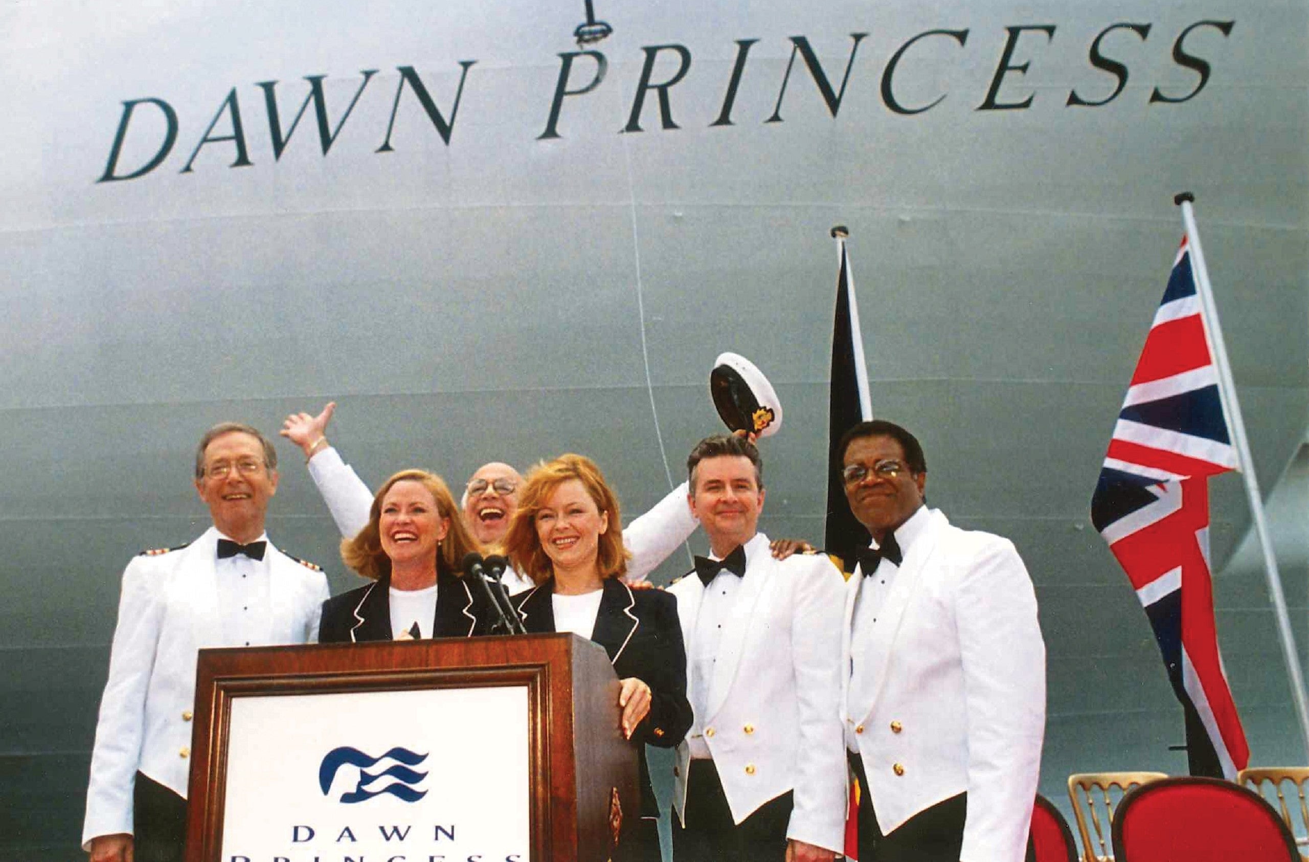 21997.Dawn Princesss Joins Fleet.Named by Love Boat Cast