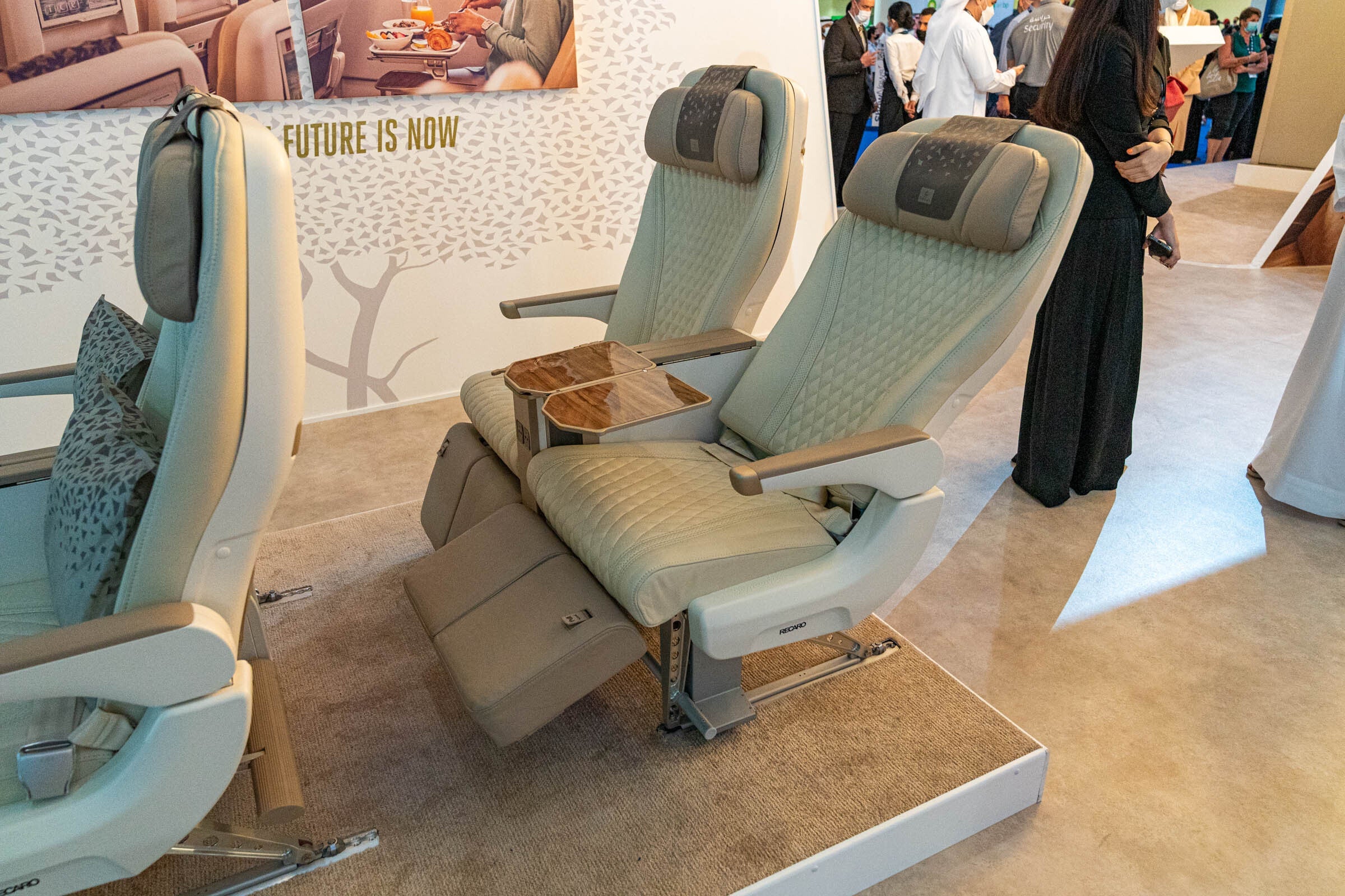 Emirates Premium Economy Business Class Dubai Airshow