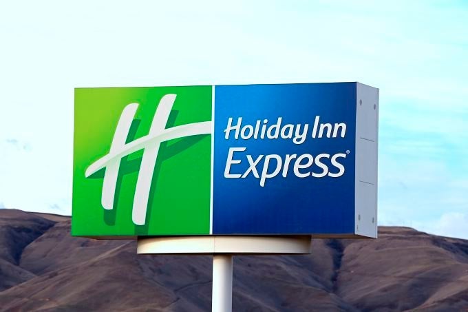 Holiday Inn Express sign and logo
