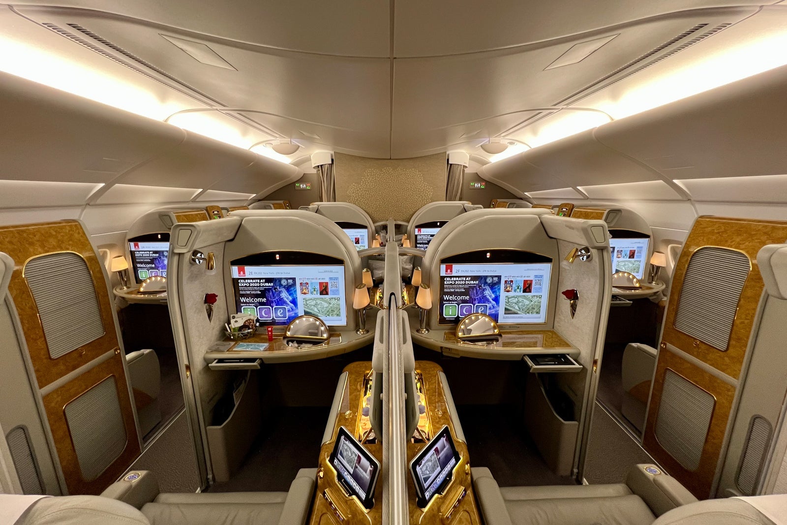 Emirates Airbus A380 First Class