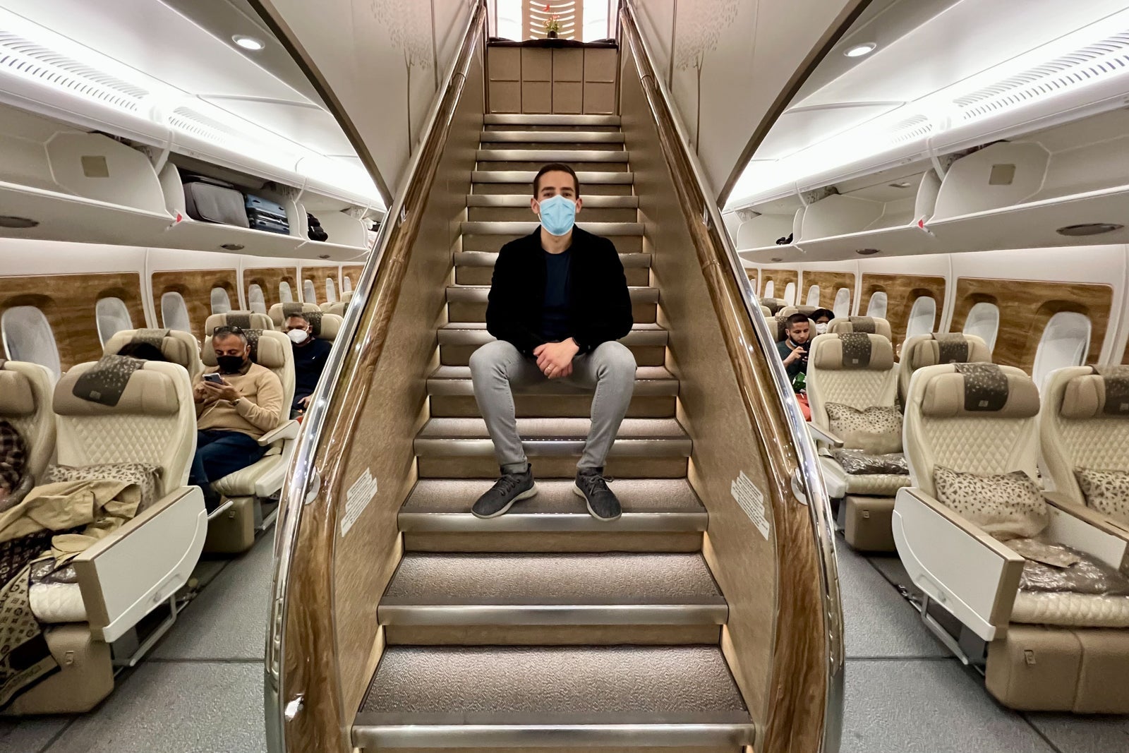 Emirates Premium Economy Airbus A380 JFK Dubai