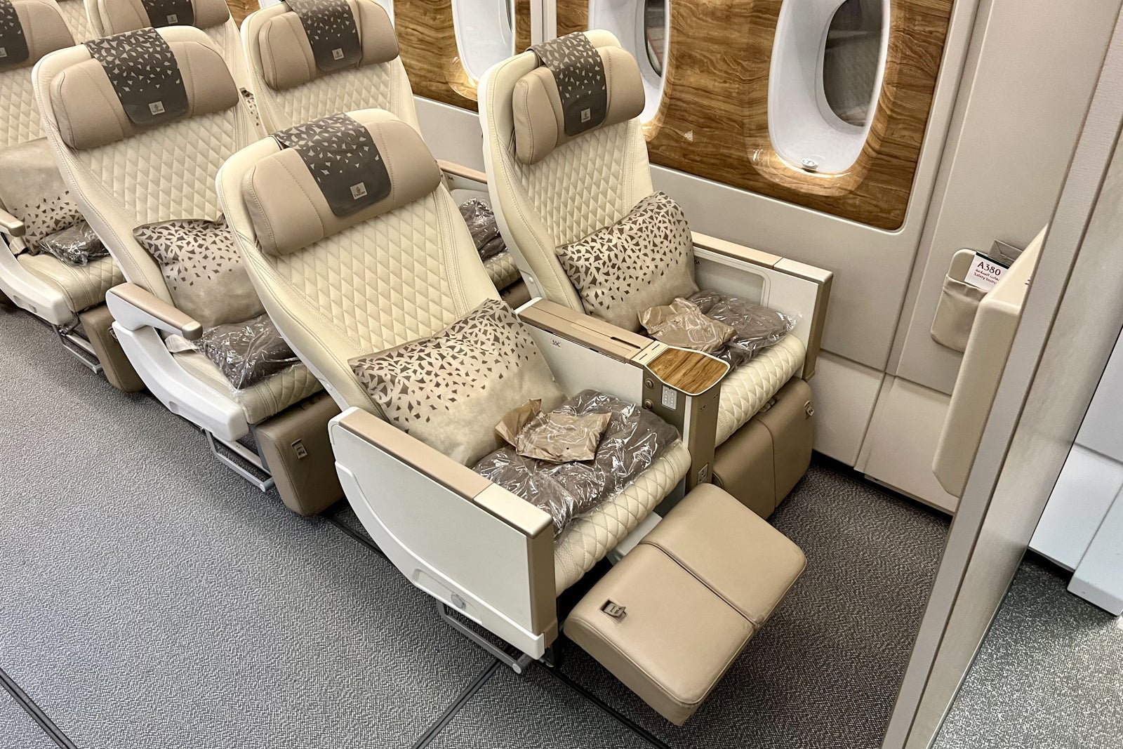 Emirates Premium Economy Airbus A380 JFK Dubai