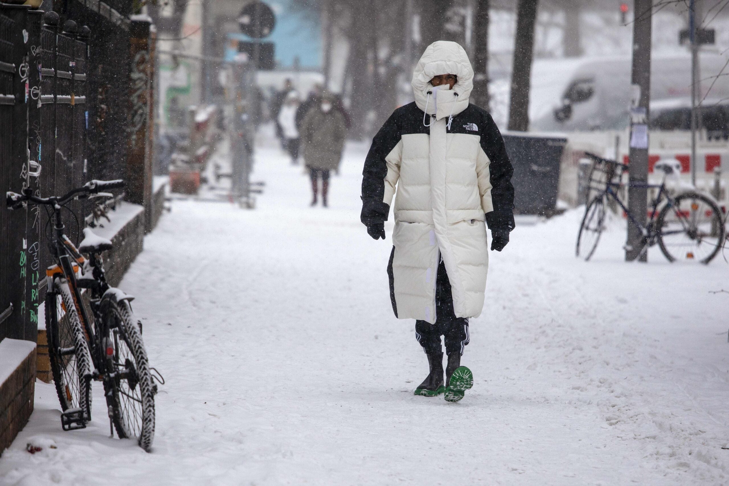 GERMANY-WEATHER-WINTER-SNOW