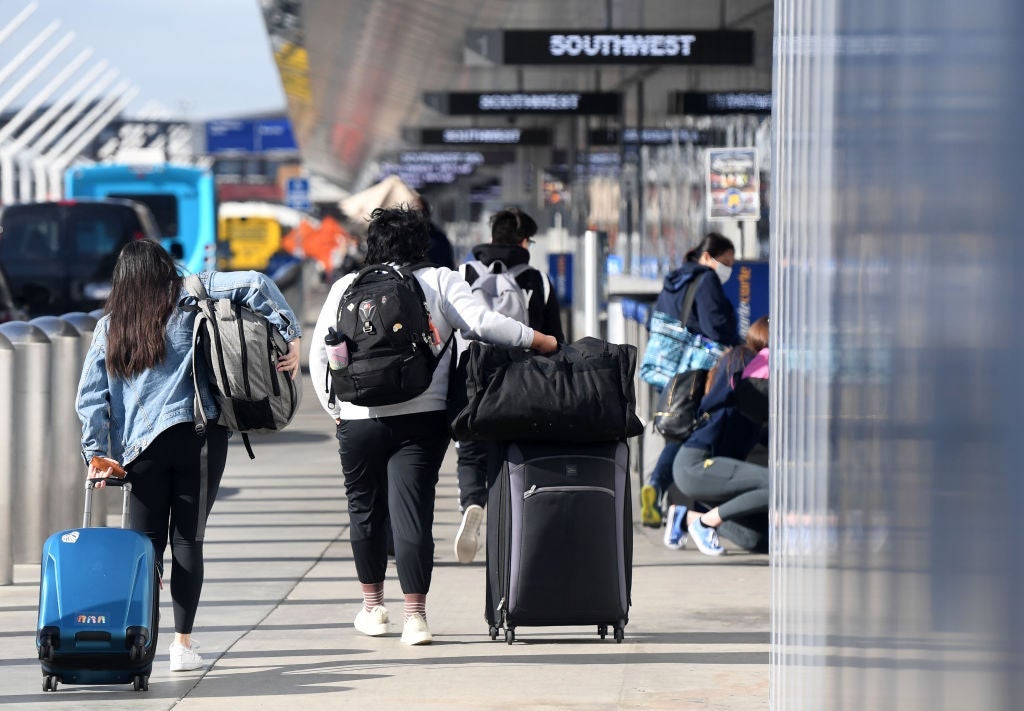 Holiday travel has begun at Los Angeles International Ariport.