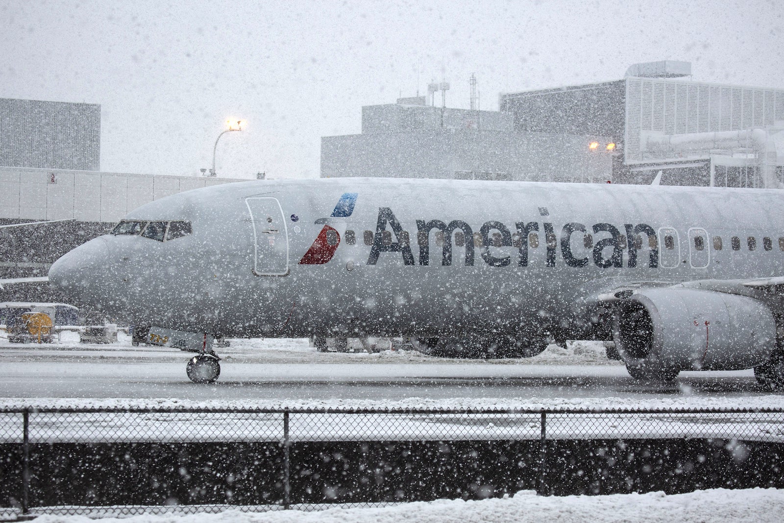 Seattle Tacoma International Airport As City Gets Hit With Record Snowfall