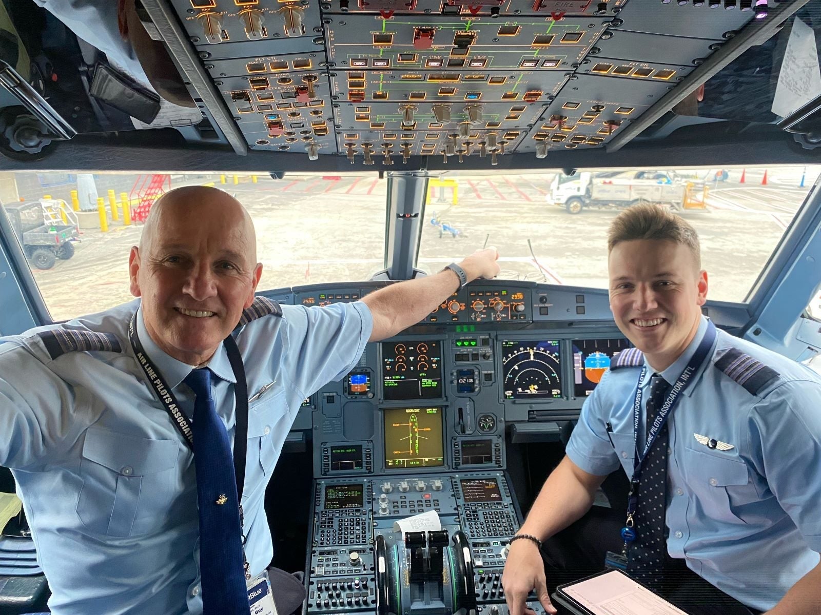 Guy and Ryan Last Flight