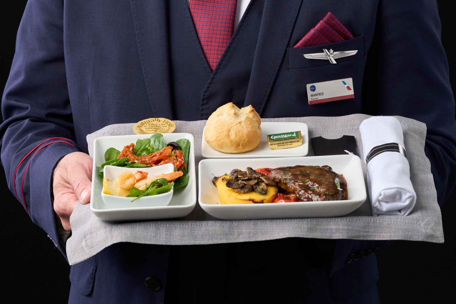 American Airlines New Inflight Hot Meals