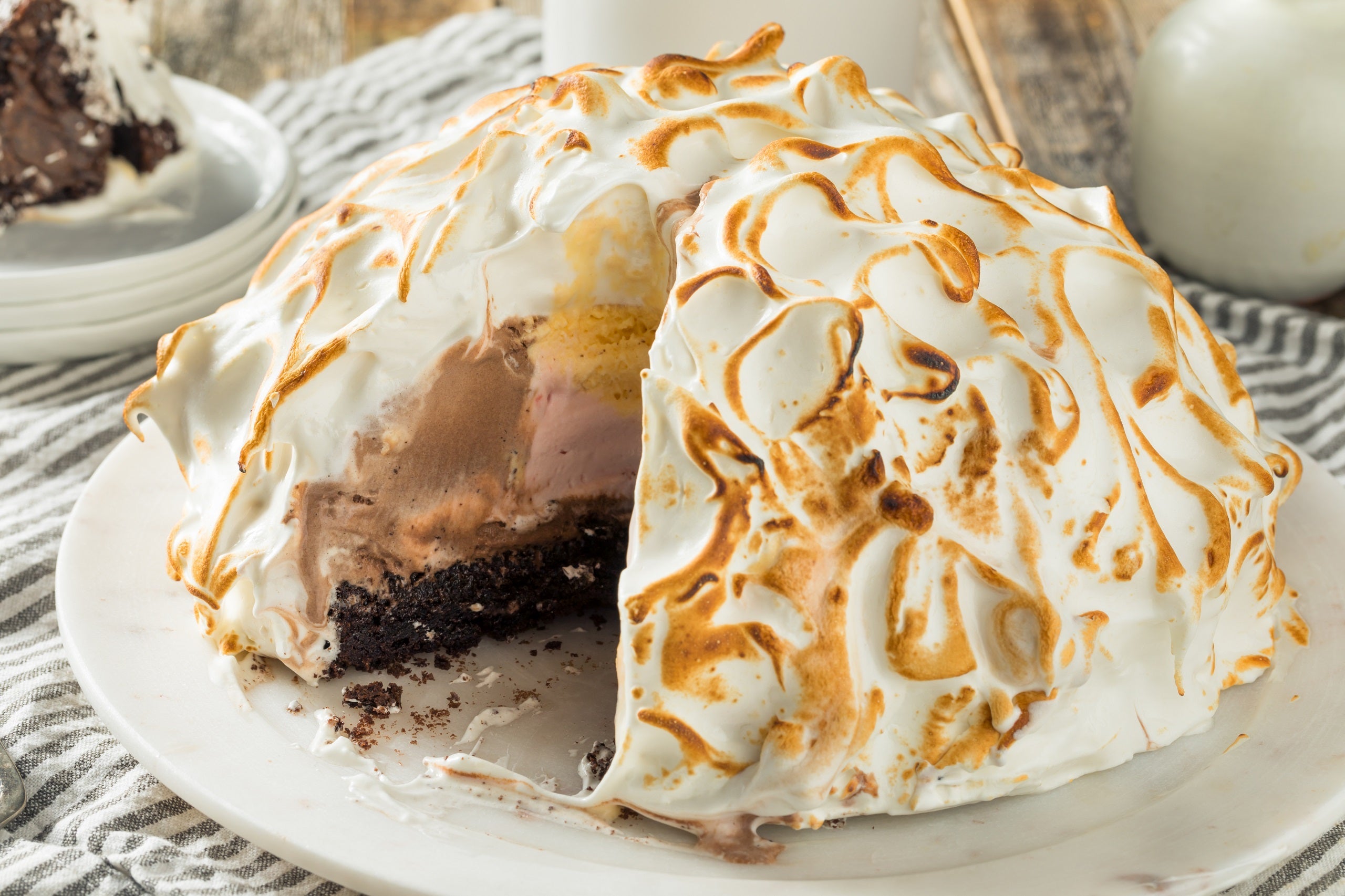 Homemade Toasted Baked Alaska
