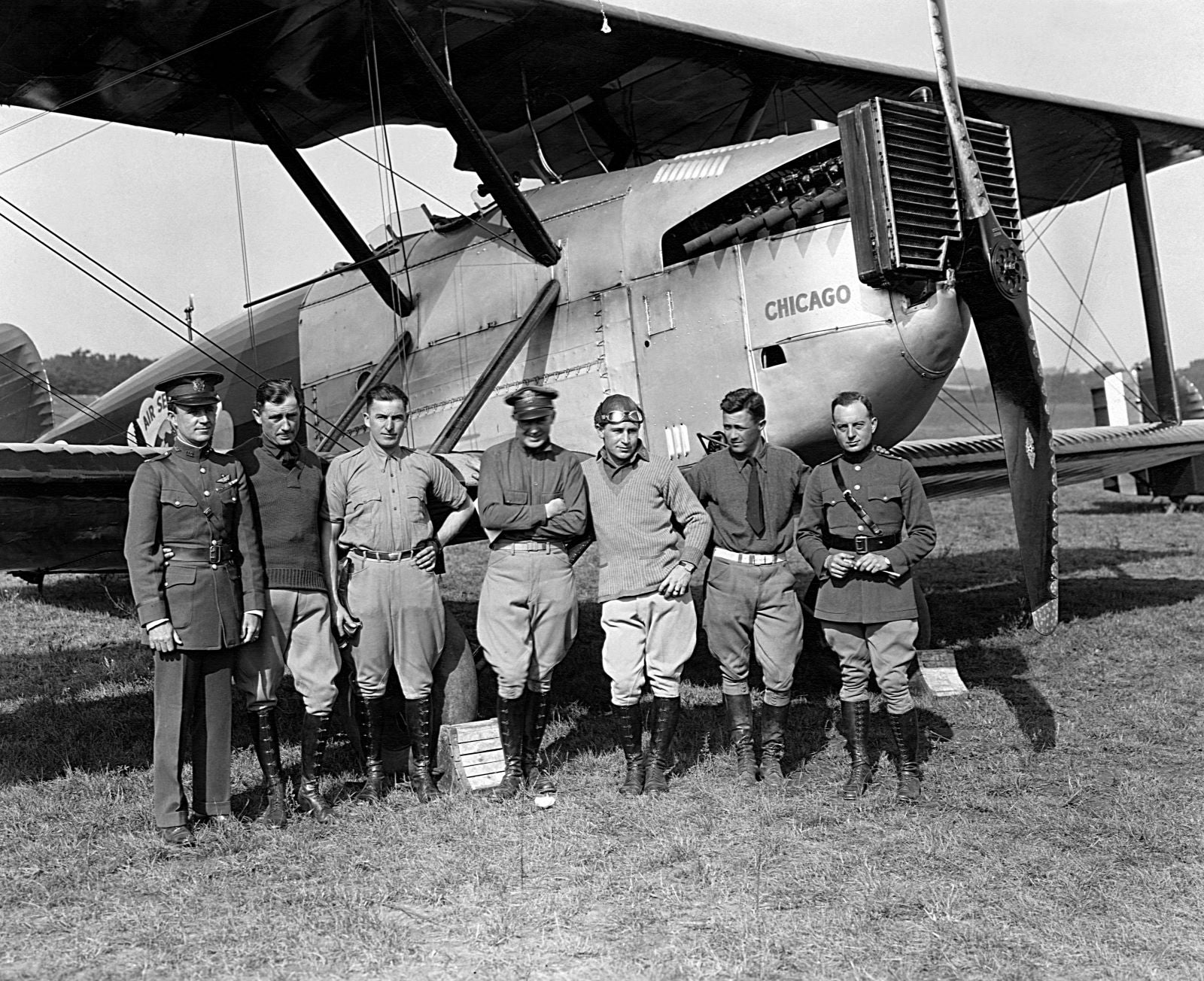The flight crew of the Round-the-World Tour of 1924.