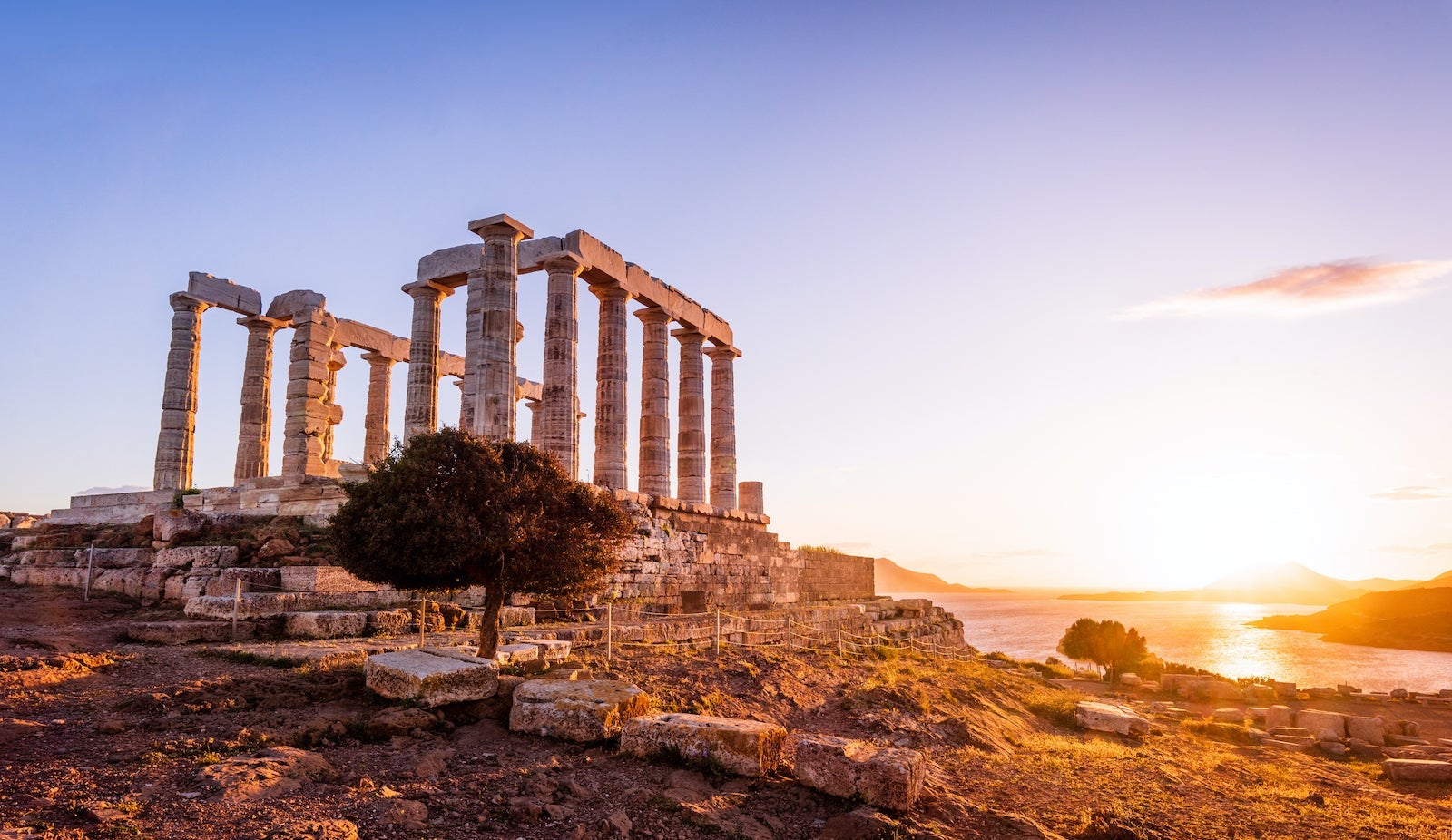 Temple Of Zeus At Sounion