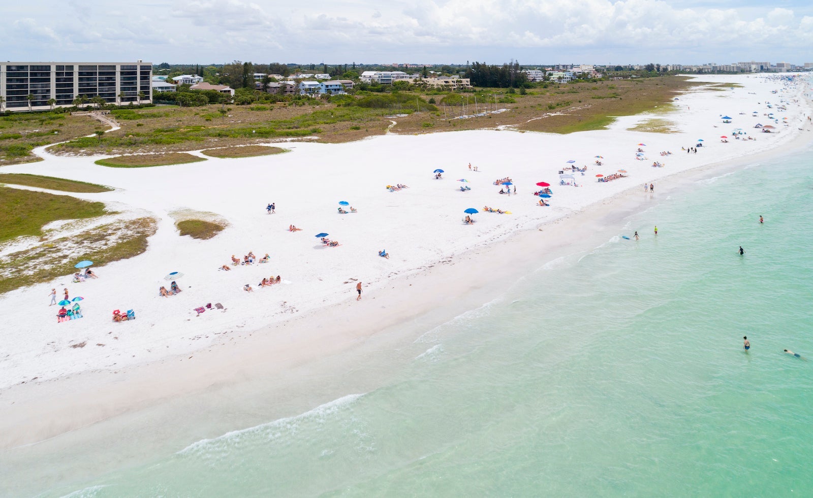 Sarasota Beach near Siesta Key, Sarasota, Florida.