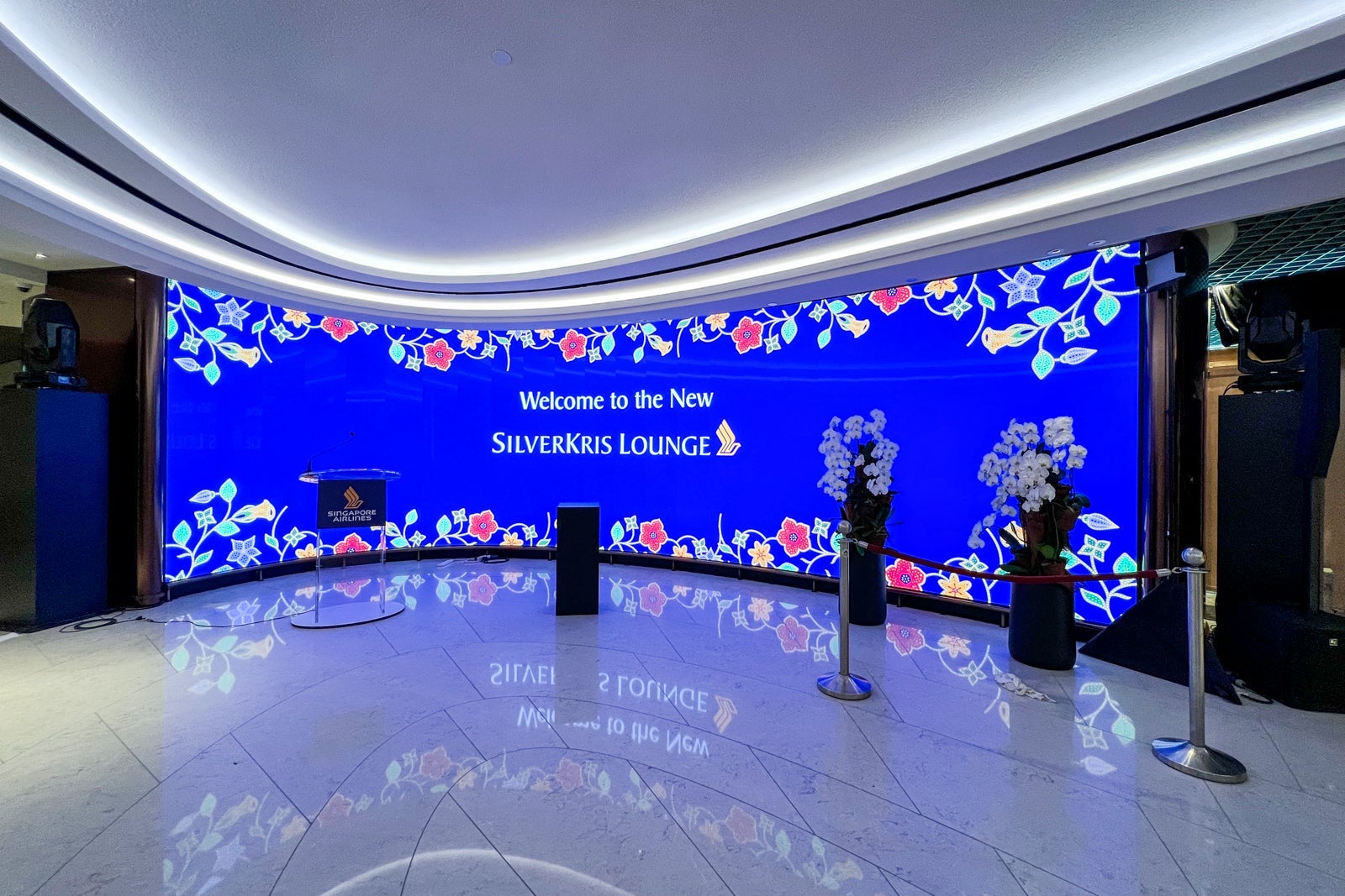 Singapore Airlines' new SilverKris First Lounge and Private Room