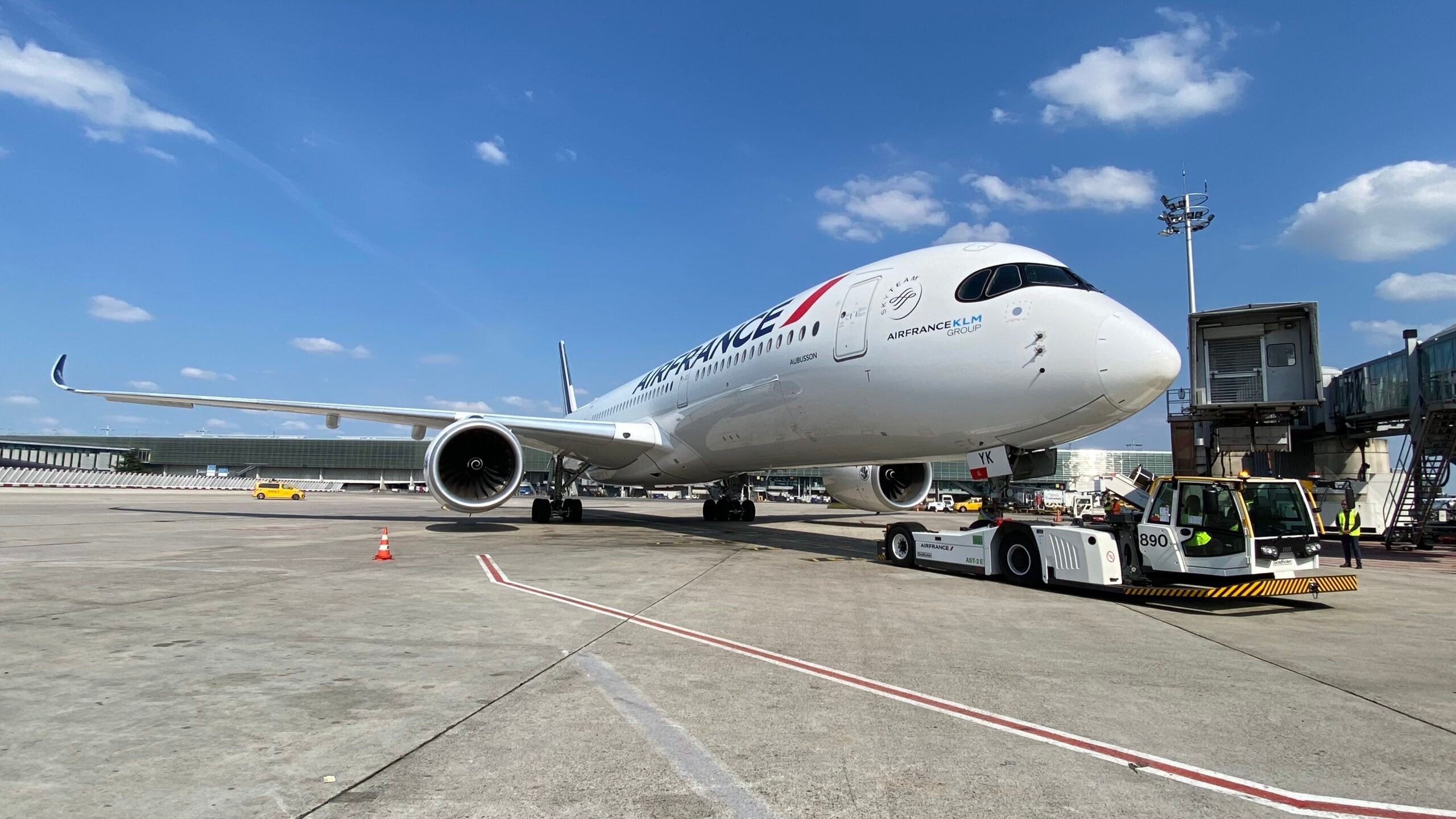 Air France sustainable aviation fuel flight. (Photo courtesy Air France)