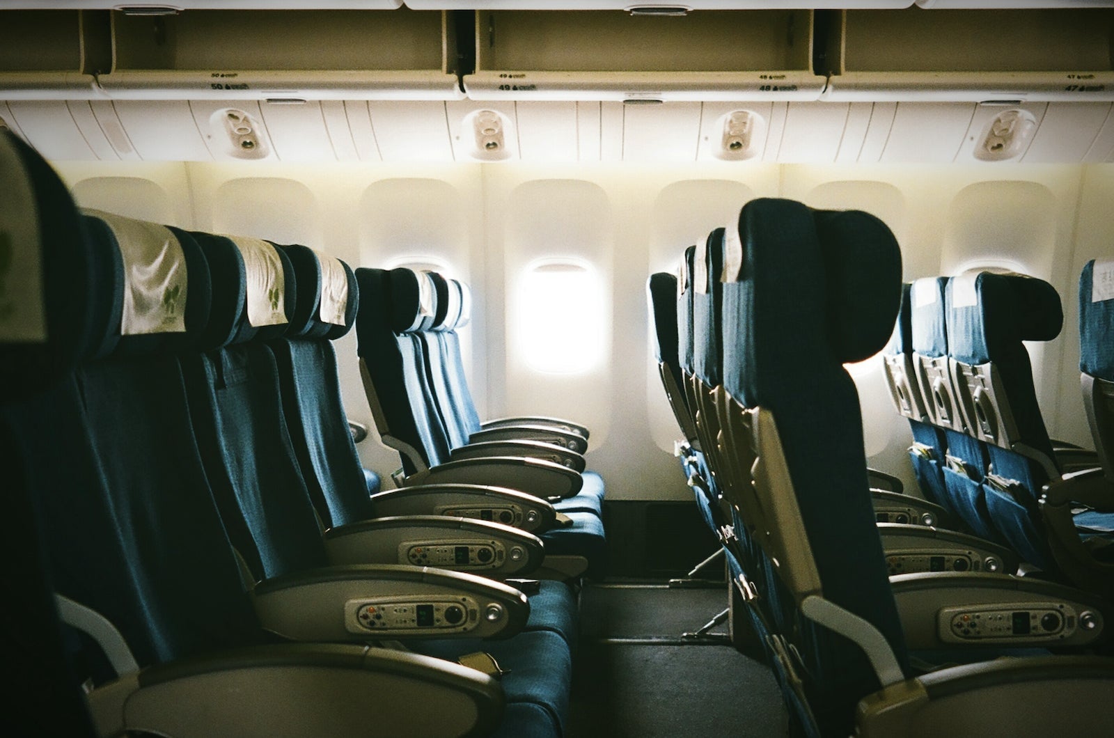 Empty Seats In Airplane