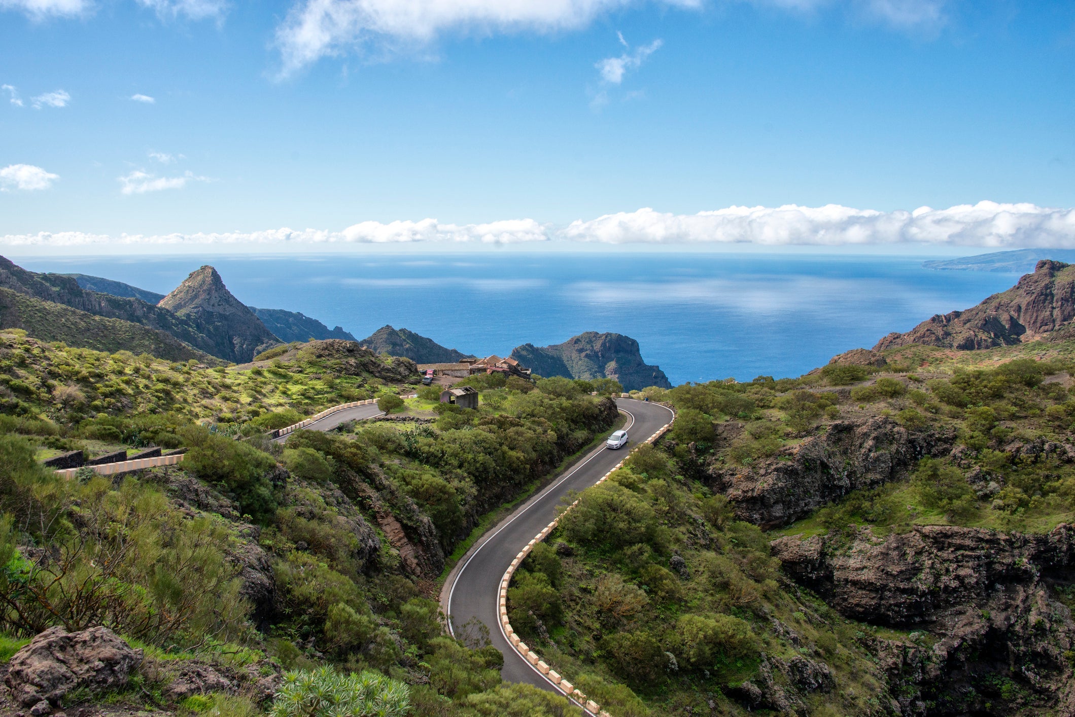 Famous canyon Masca at Tenerife island - Canary Spain