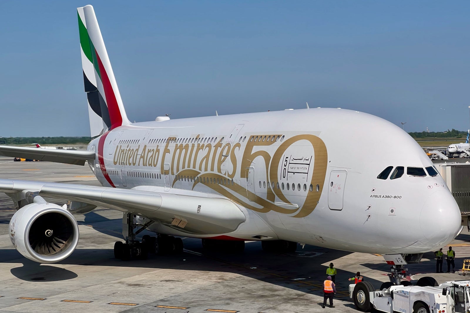 Emirates Airbus A380 JFK