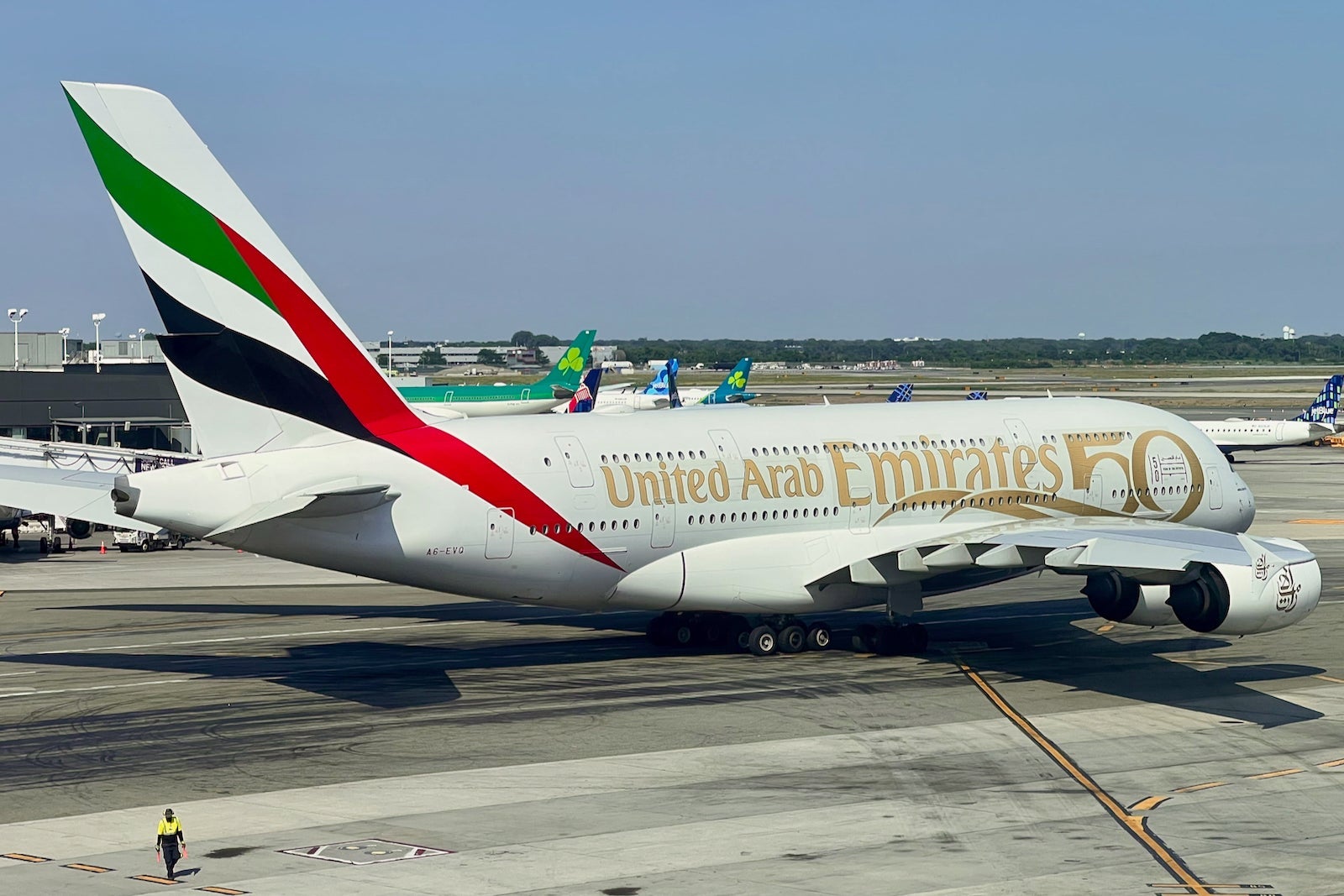 Emirates Airbus A380 JFK