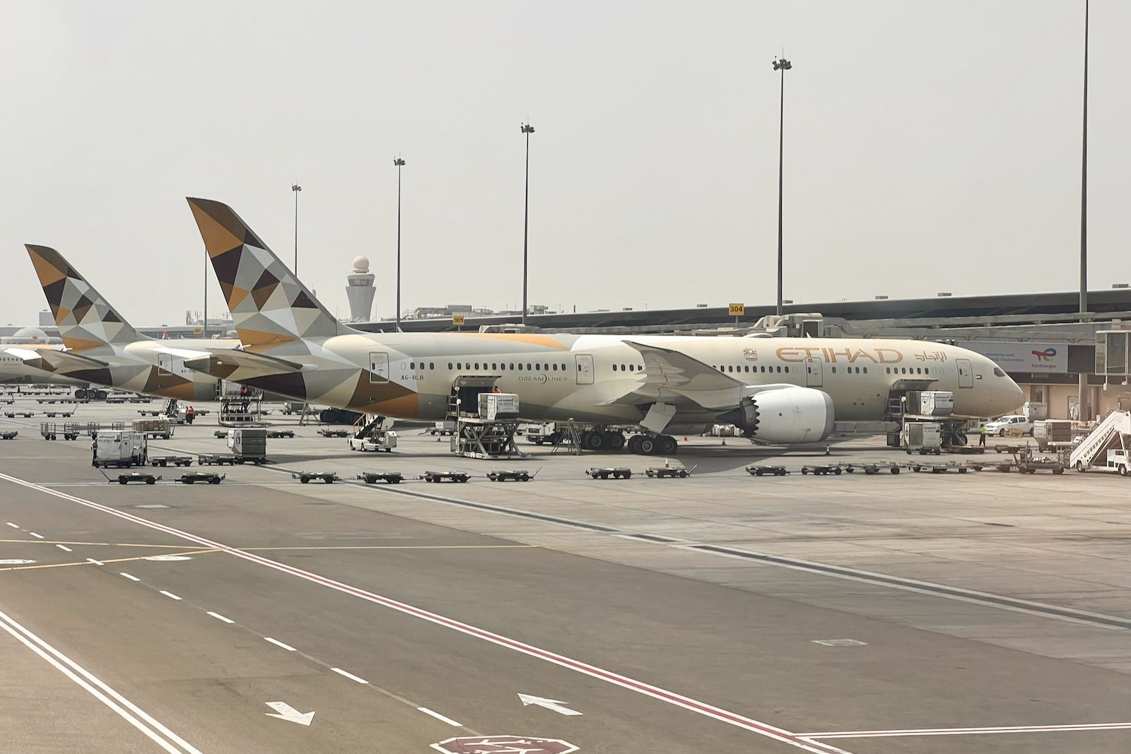 Etihad Boeing 787 Dreamliner Abu Dhabi