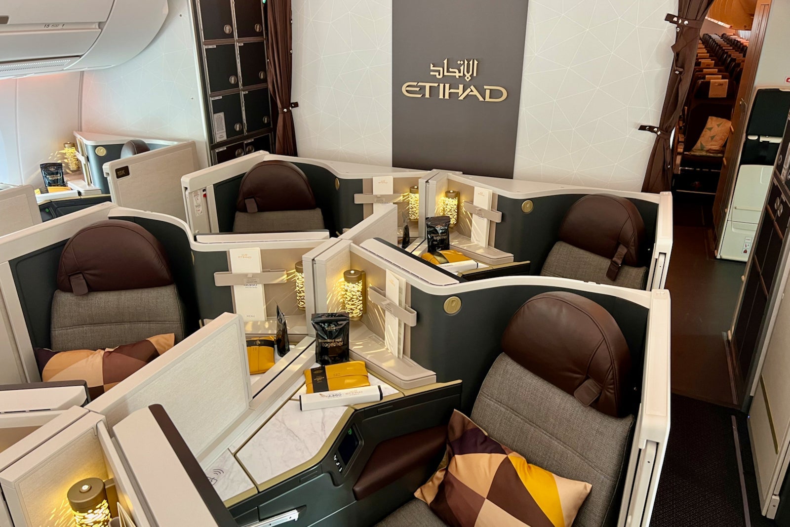 Etihad Airbus A350 Business Class