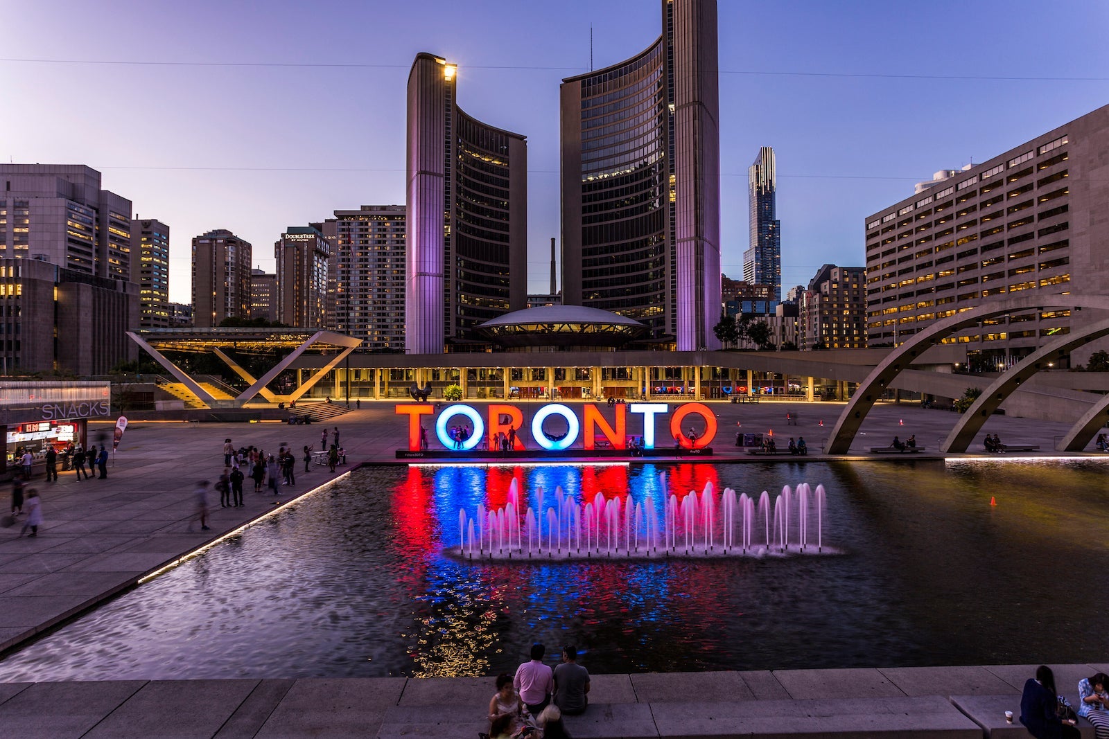 Toronto sign at Nathan Phillips Square