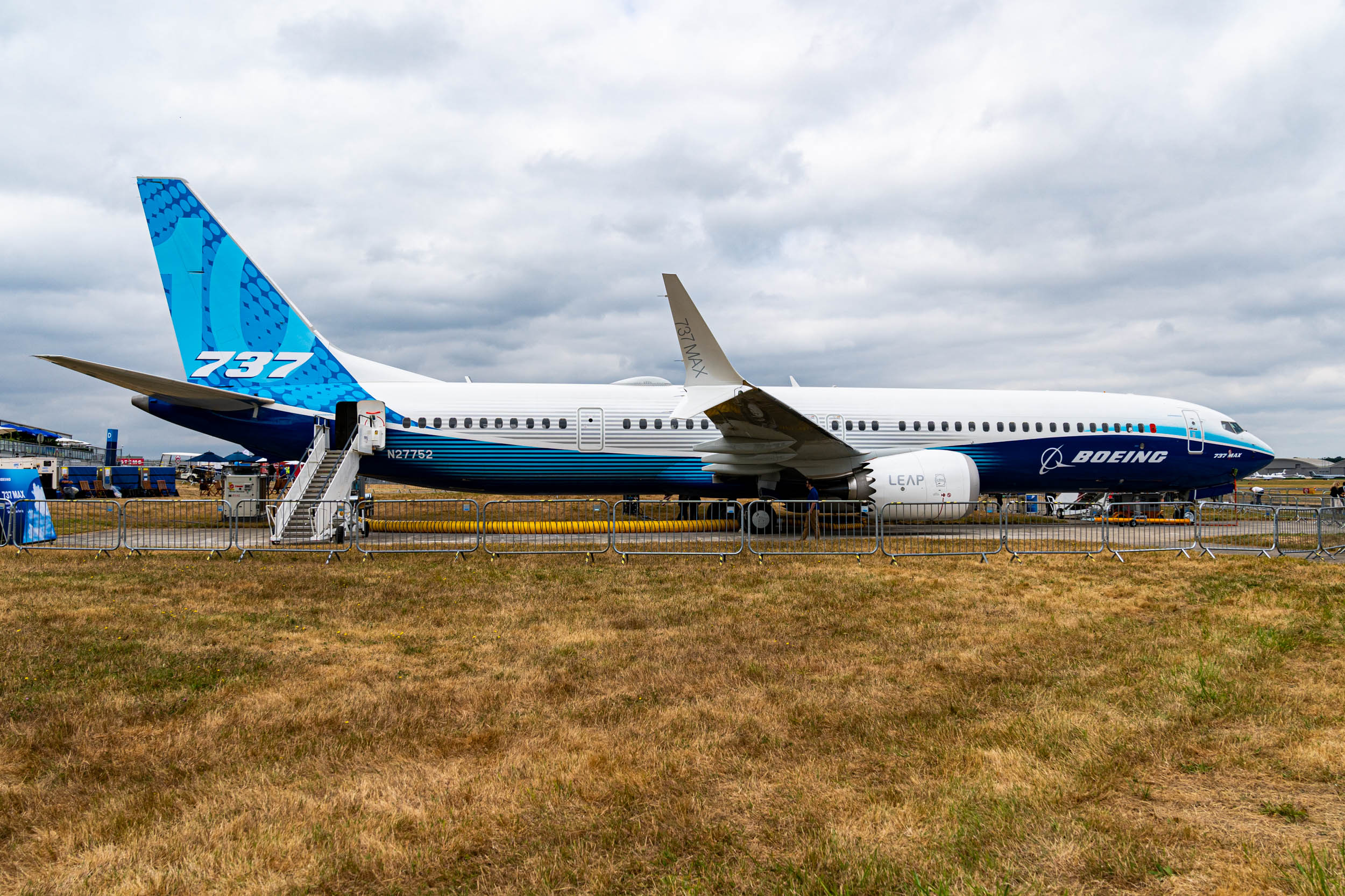 Boeing 737 MAX 10 Test Aircraft Farnborough-5