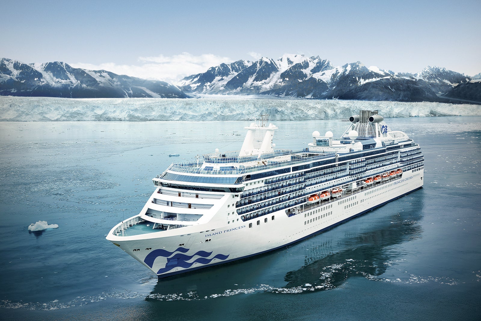 Island Princess at Hubbard Glacier, Alaska