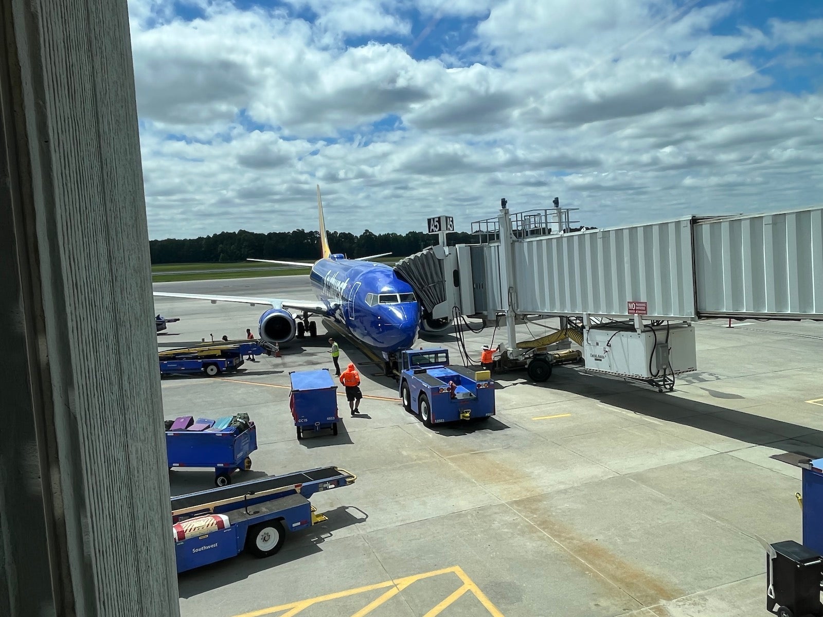 southwest plane at RDU