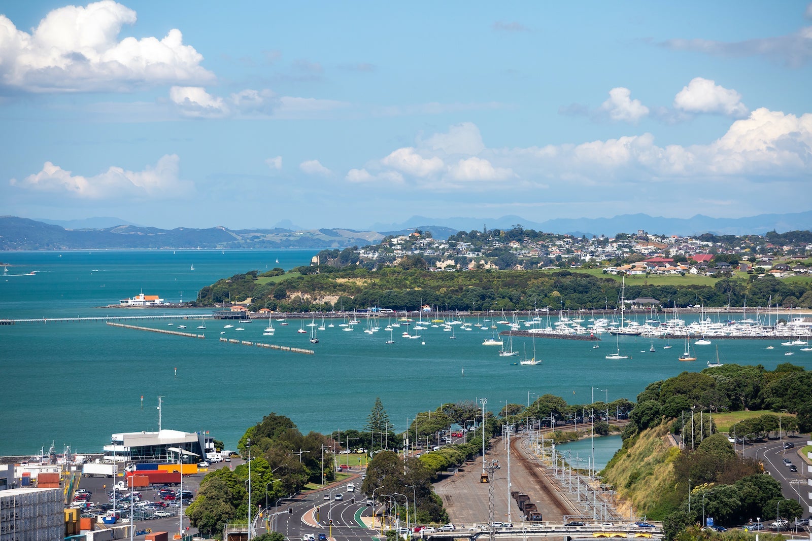 Okahu Bay in Auckland, New Zealand