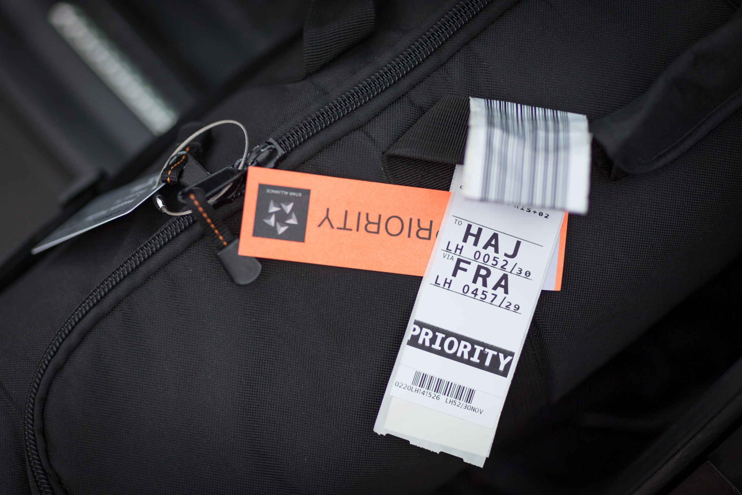 Air travel - Luggage label