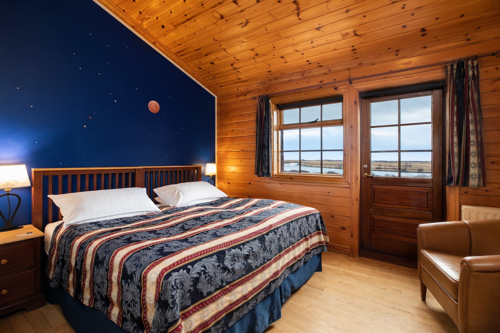 Room at the Hotel Ranga in Iceland