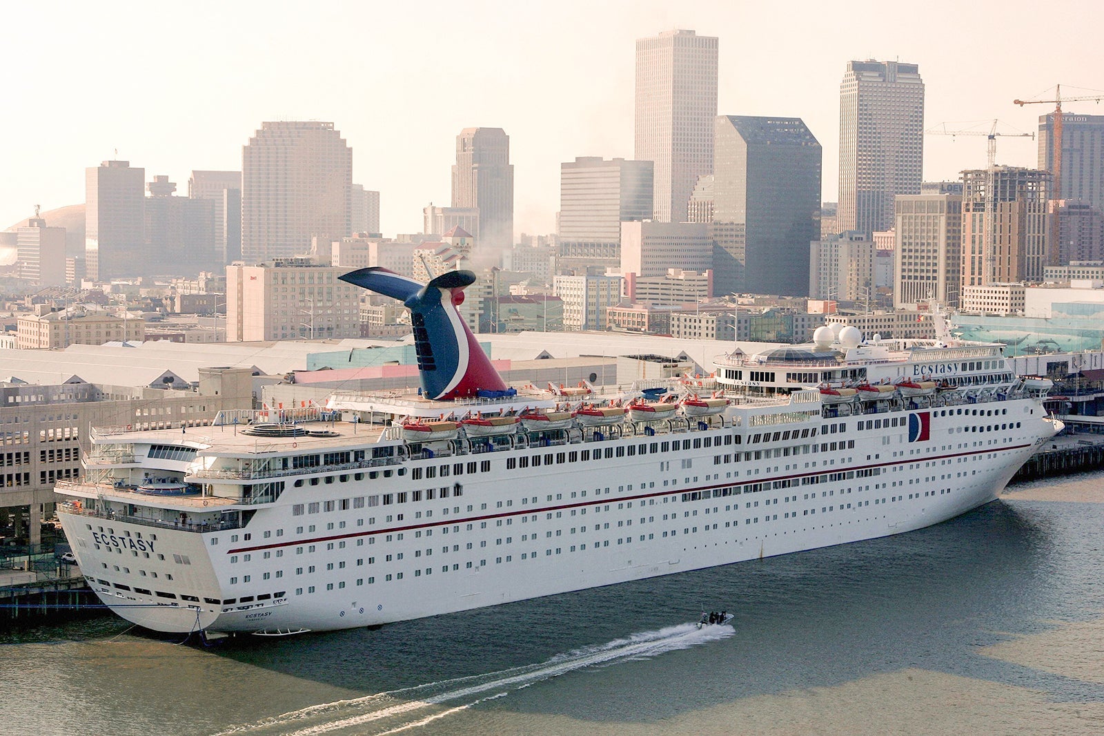 Carnival Cruise Lines' ship Ecstasy dock