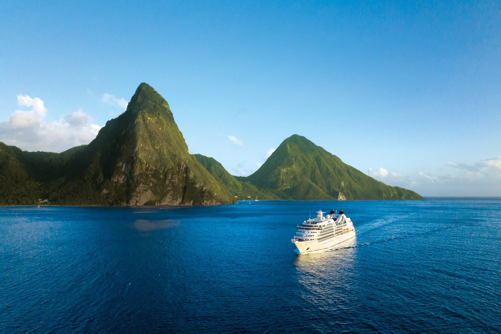 Seabourn Odyssey in St. Lucia. SEABOURN