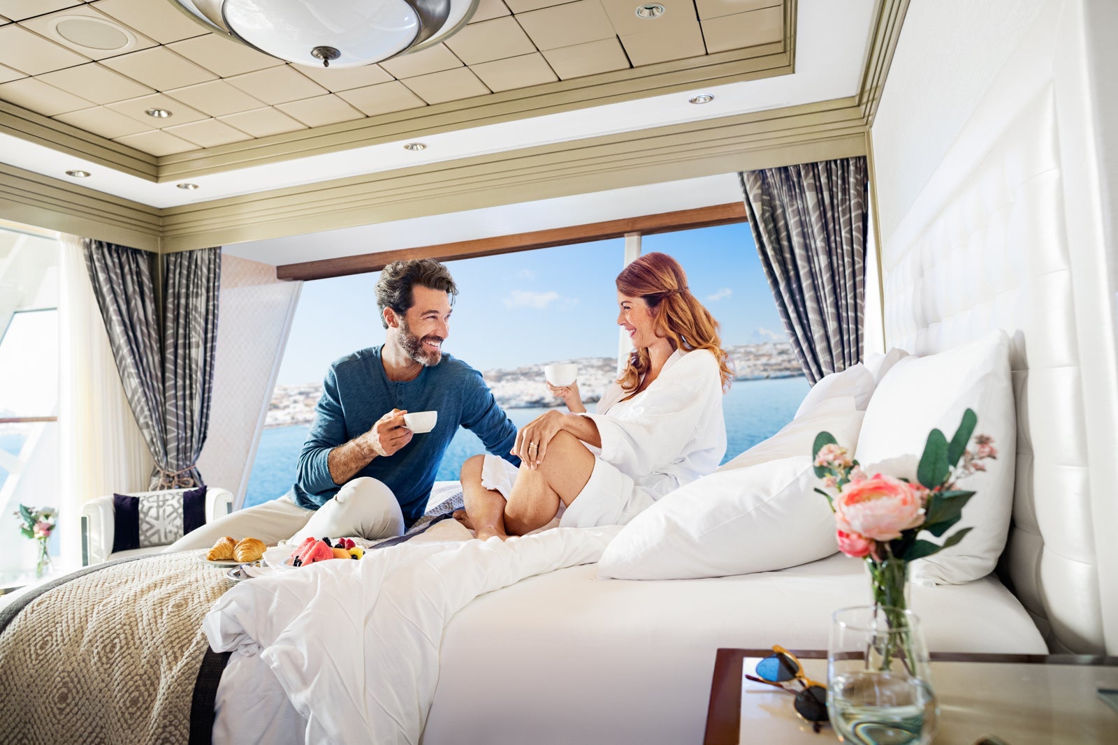 NCL Garden Villa Stateroom. JIM HUGHES/NORWEGIAN CRUISE LINE