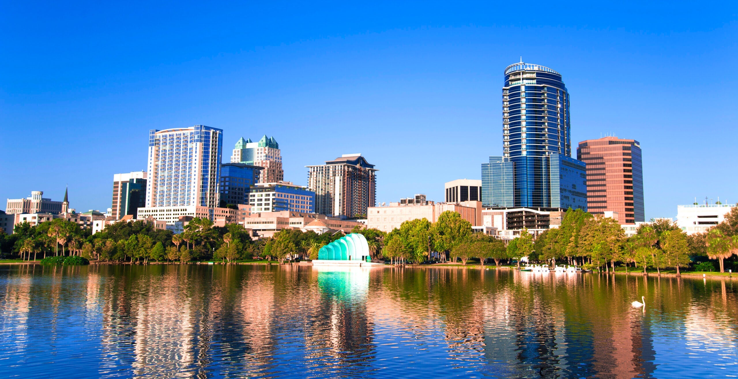Downtown Orlando view, Florida