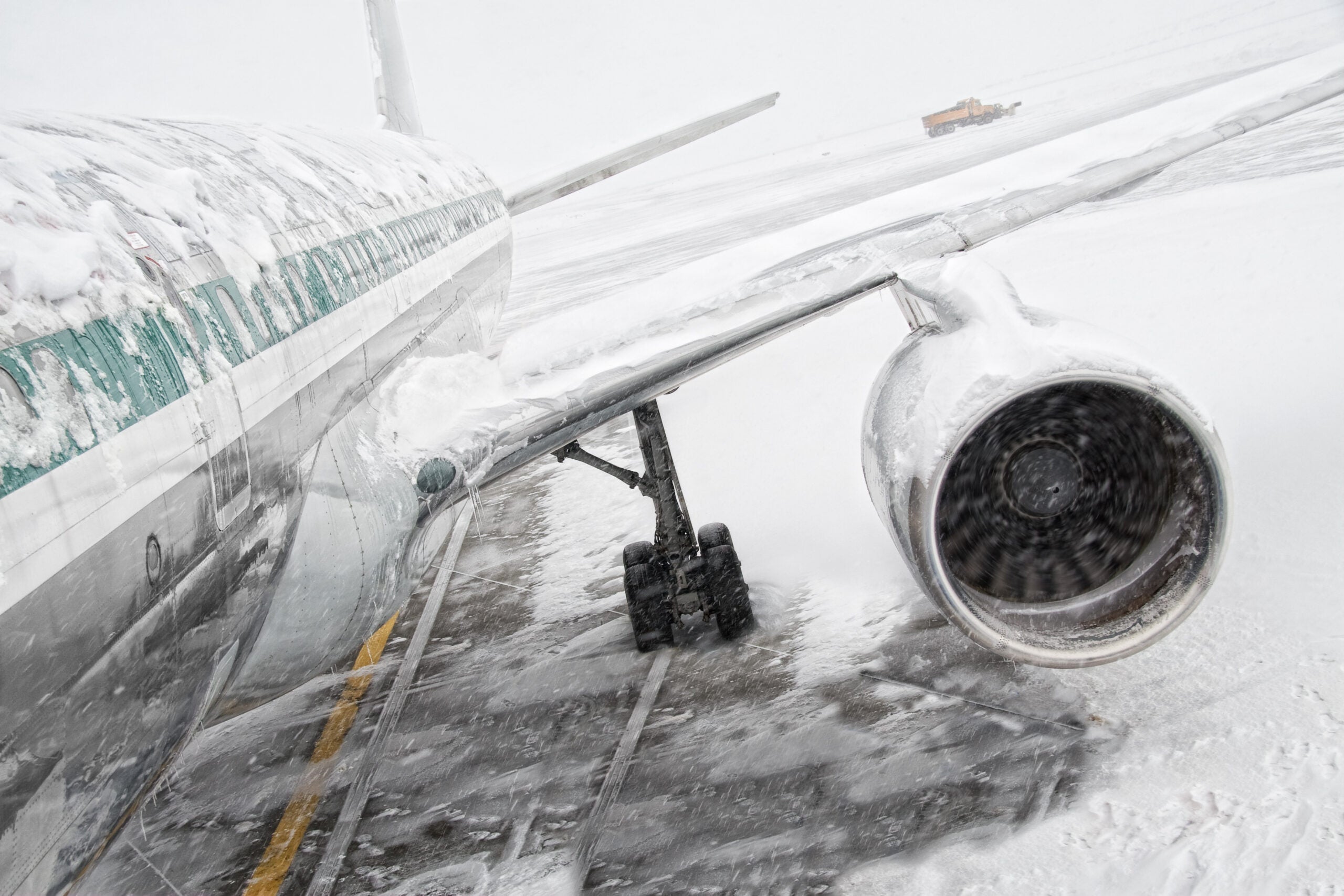 Snowstorm and air travel