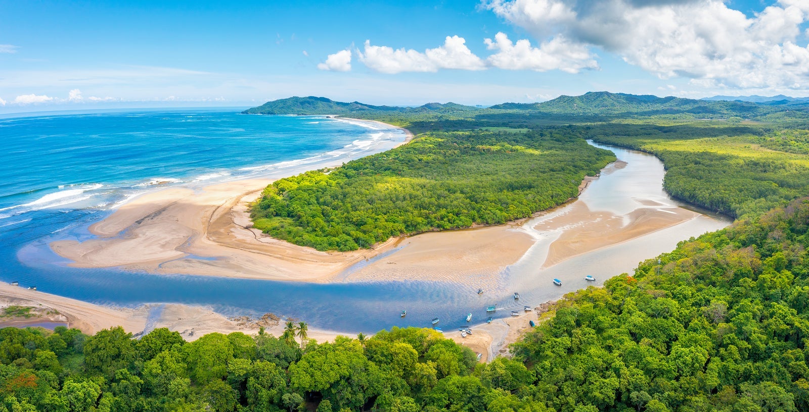 Tamarindo Beach and Estuary, Guanacaste, Costa Rica