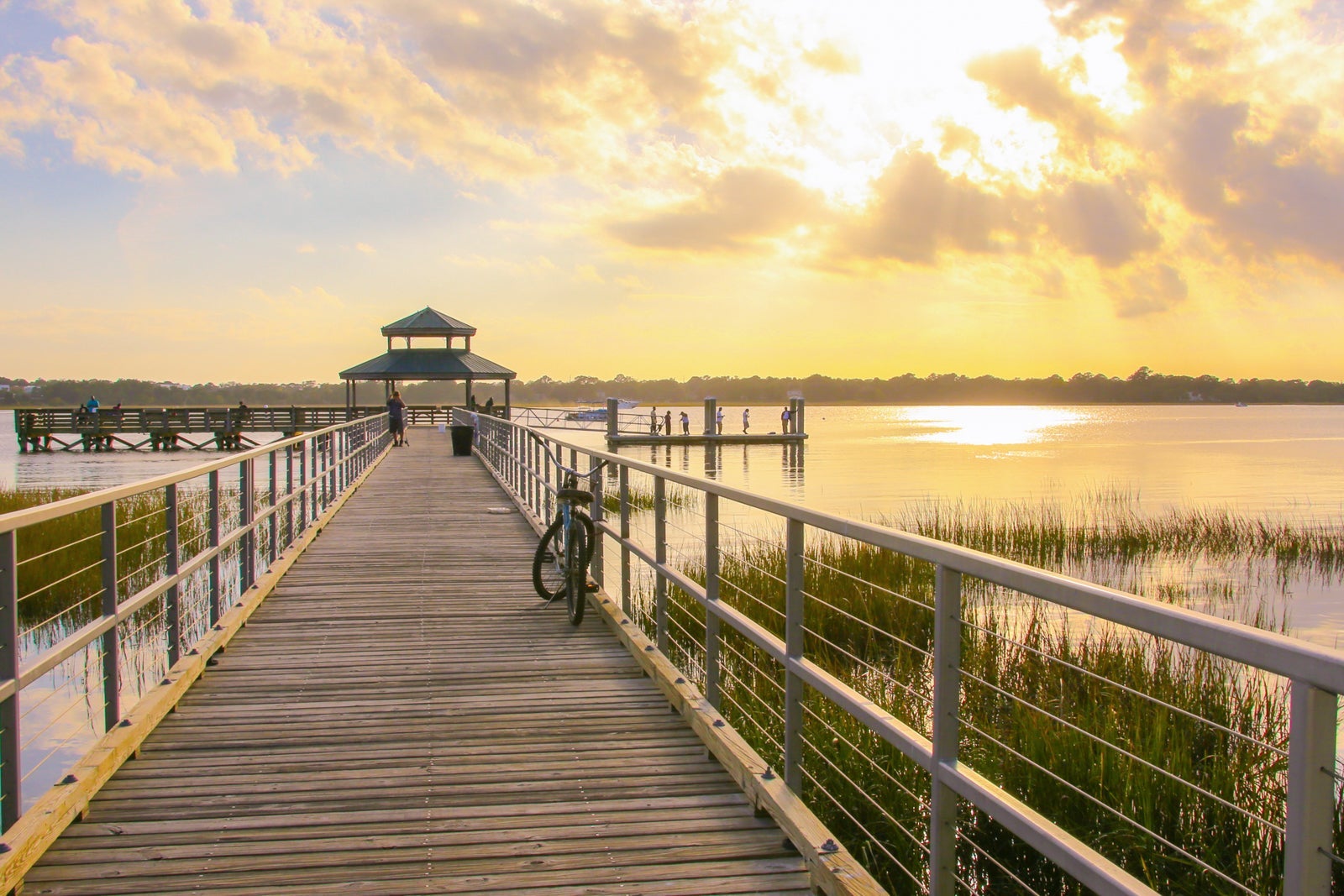 Sunset at the pier
