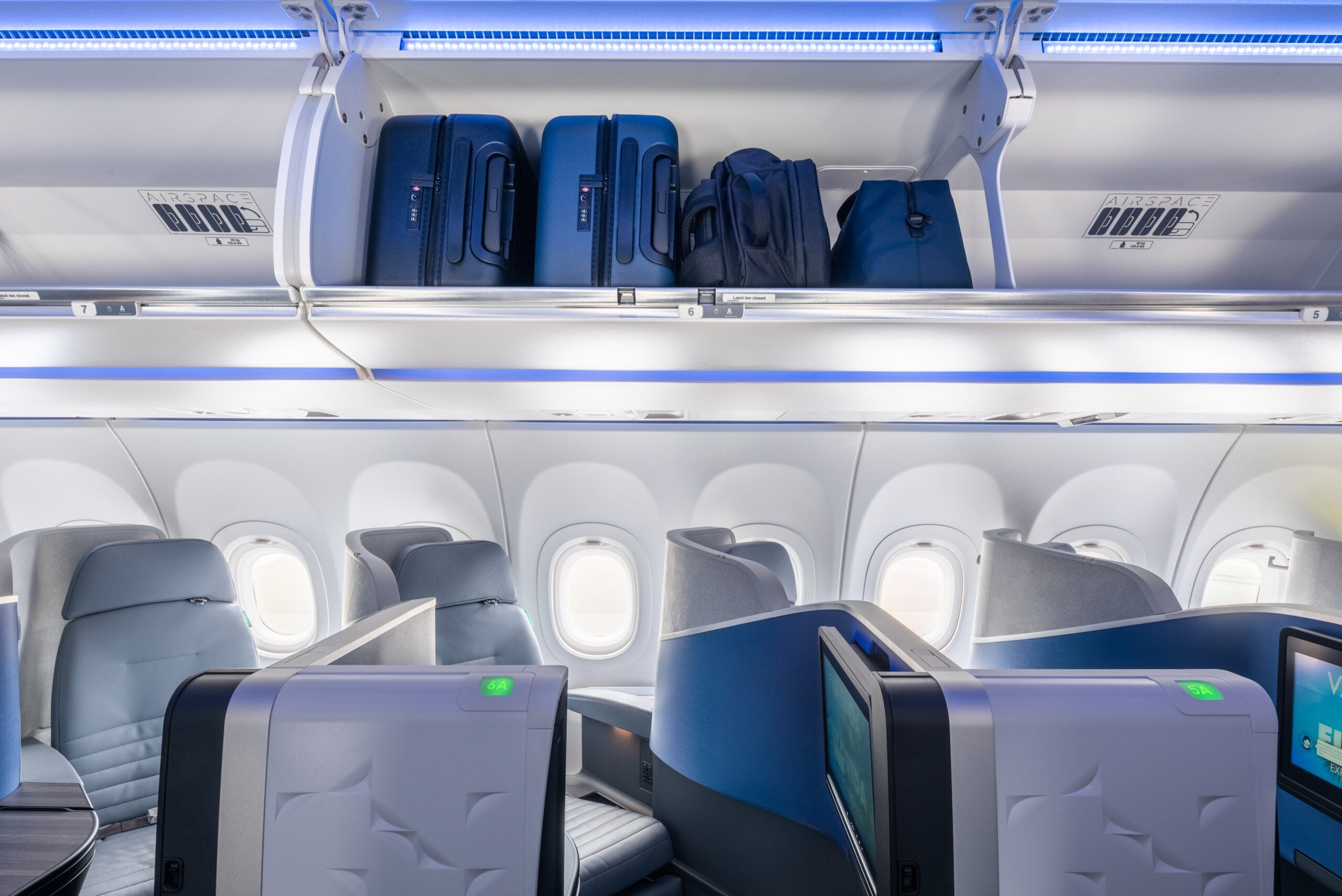 JetBlue, Reimagined Mint Cabin Overhead