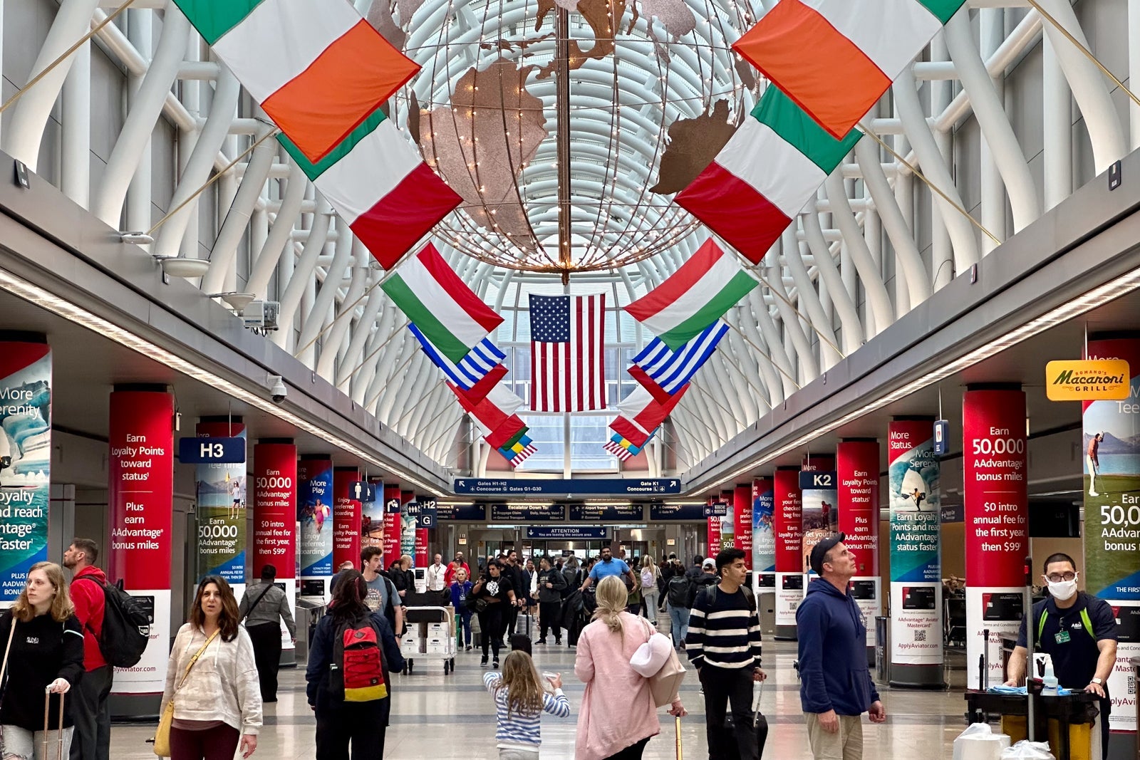 Hall of Flags Chicago O'Hare ORD