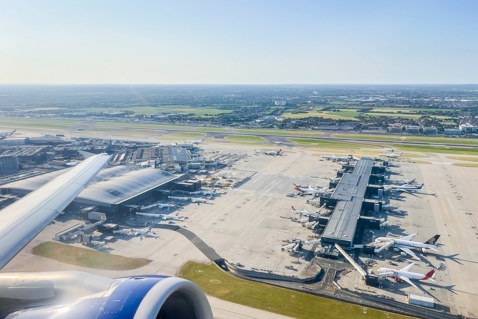 British Airways plane taking off