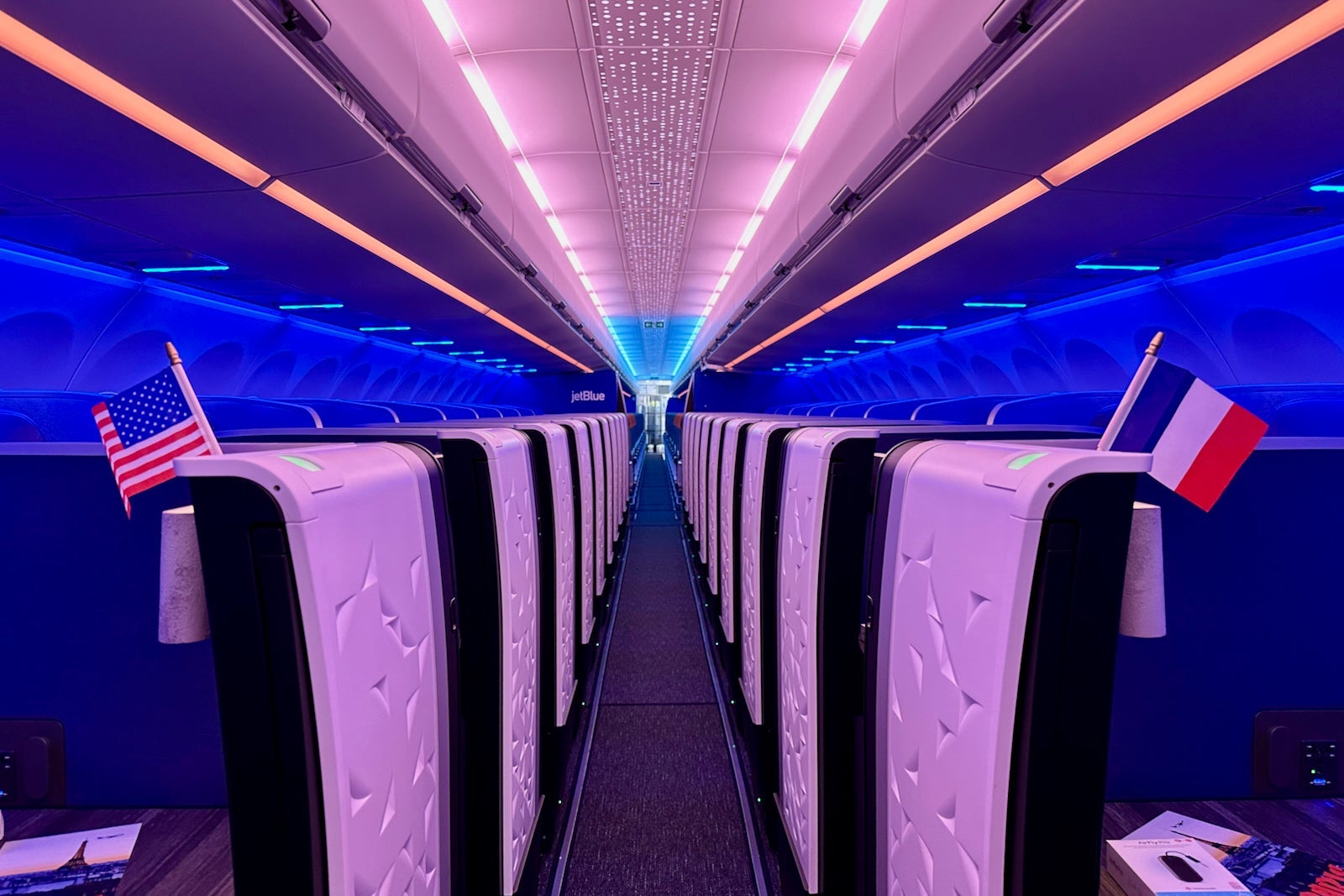 JetBlue Paris CDG Inaugural A321LR Mint Core