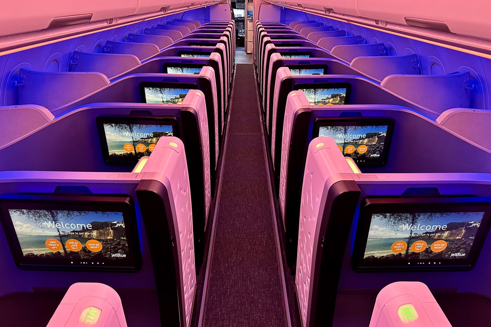 JetBlue Airways New York Amsterdam Airbus A321LR Mint Core