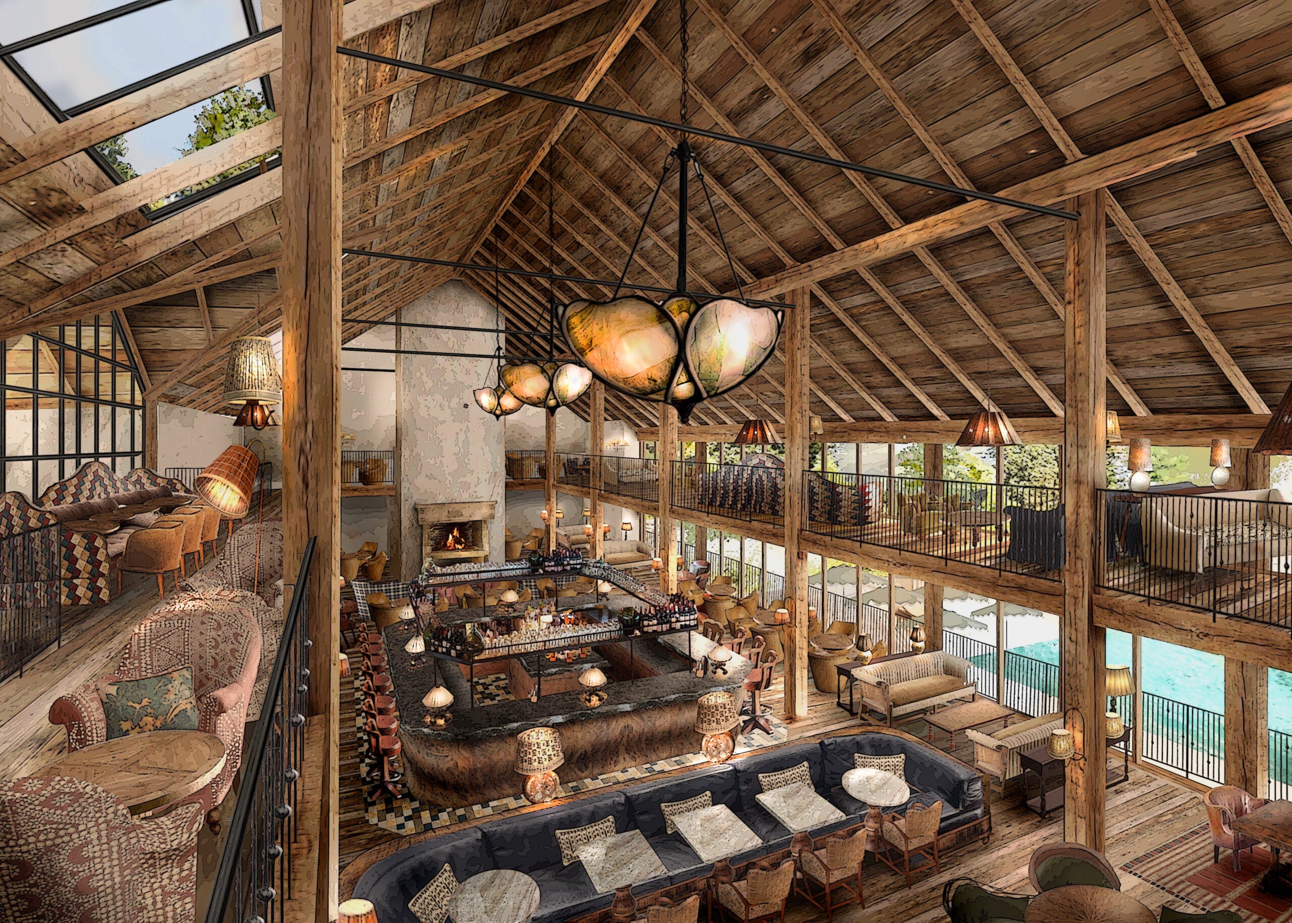 Grasmere House Stone Barn Render - Rev 1