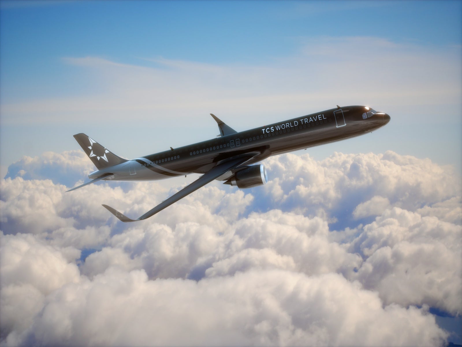 TCS World Travel Airbus A321neo private jet