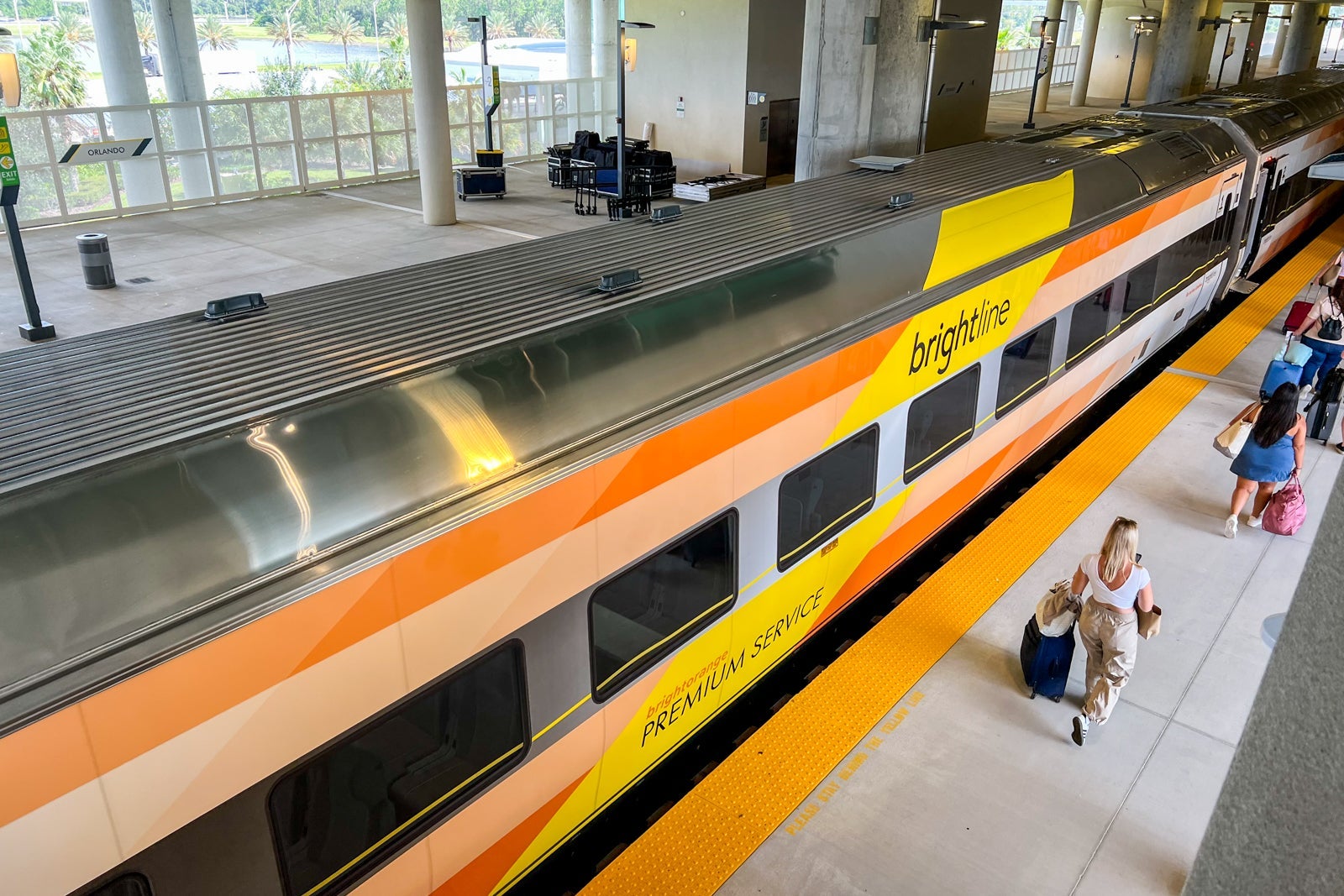 Brightline Orlando train review and Hyatt Regency Orlando Airpor