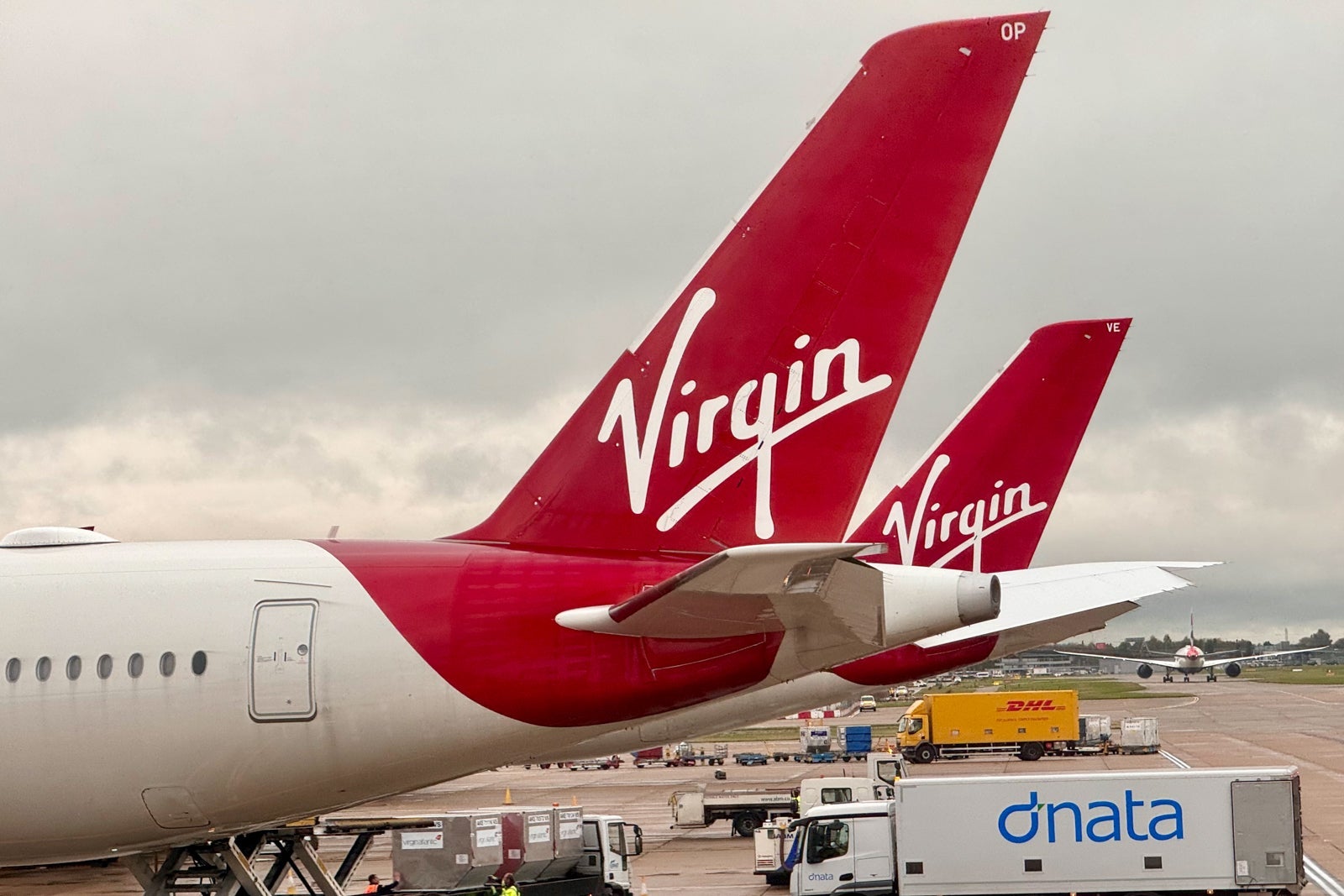 Virgin Atlantic Airbus A350 A330 London Heathrow LHR Terminal 3
