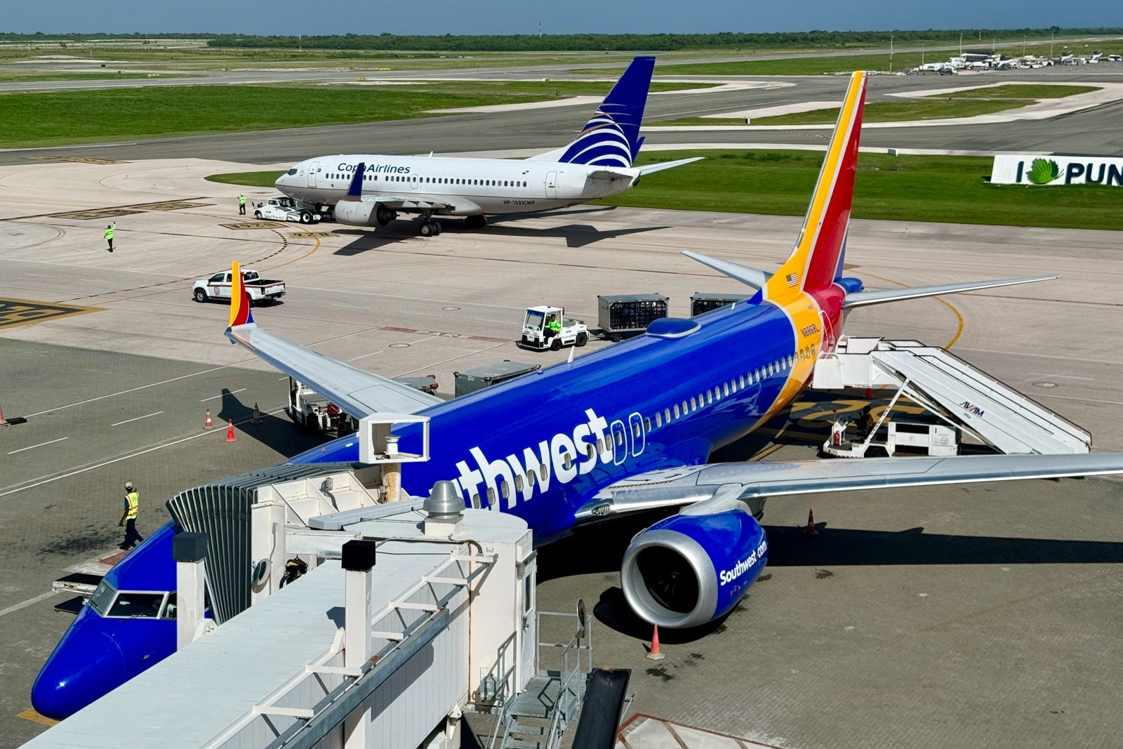Southwest Copa Boeing 737 Punta Cana Airport PUJ