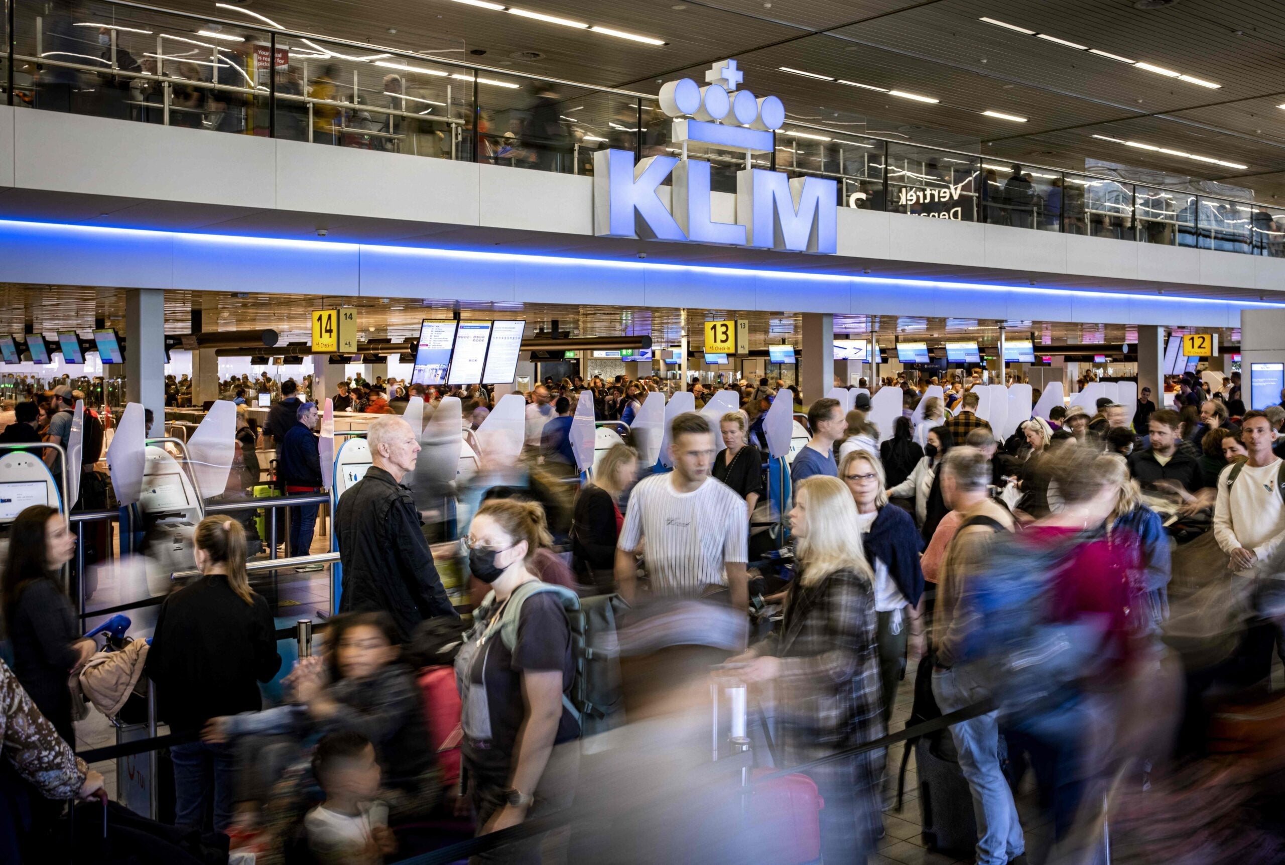 NETHERLANDS-TRANSPORT-LABOUR-STRIKE-AIRPORT