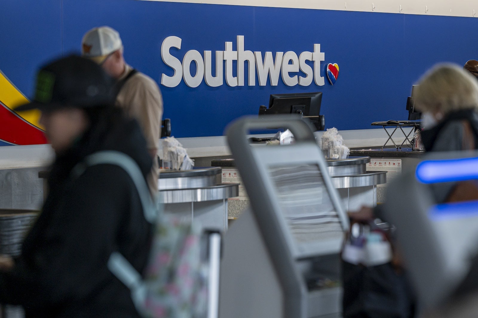 A Southwest Airlines Check-In At SFO Ahead Of Earnings Figures