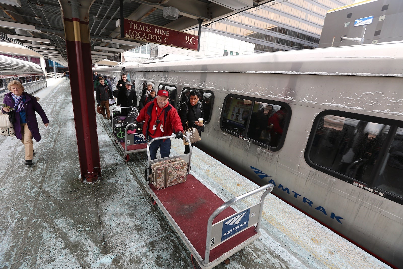 At South Station, MBTA Rail Shutdown Caught Some By Surprise
